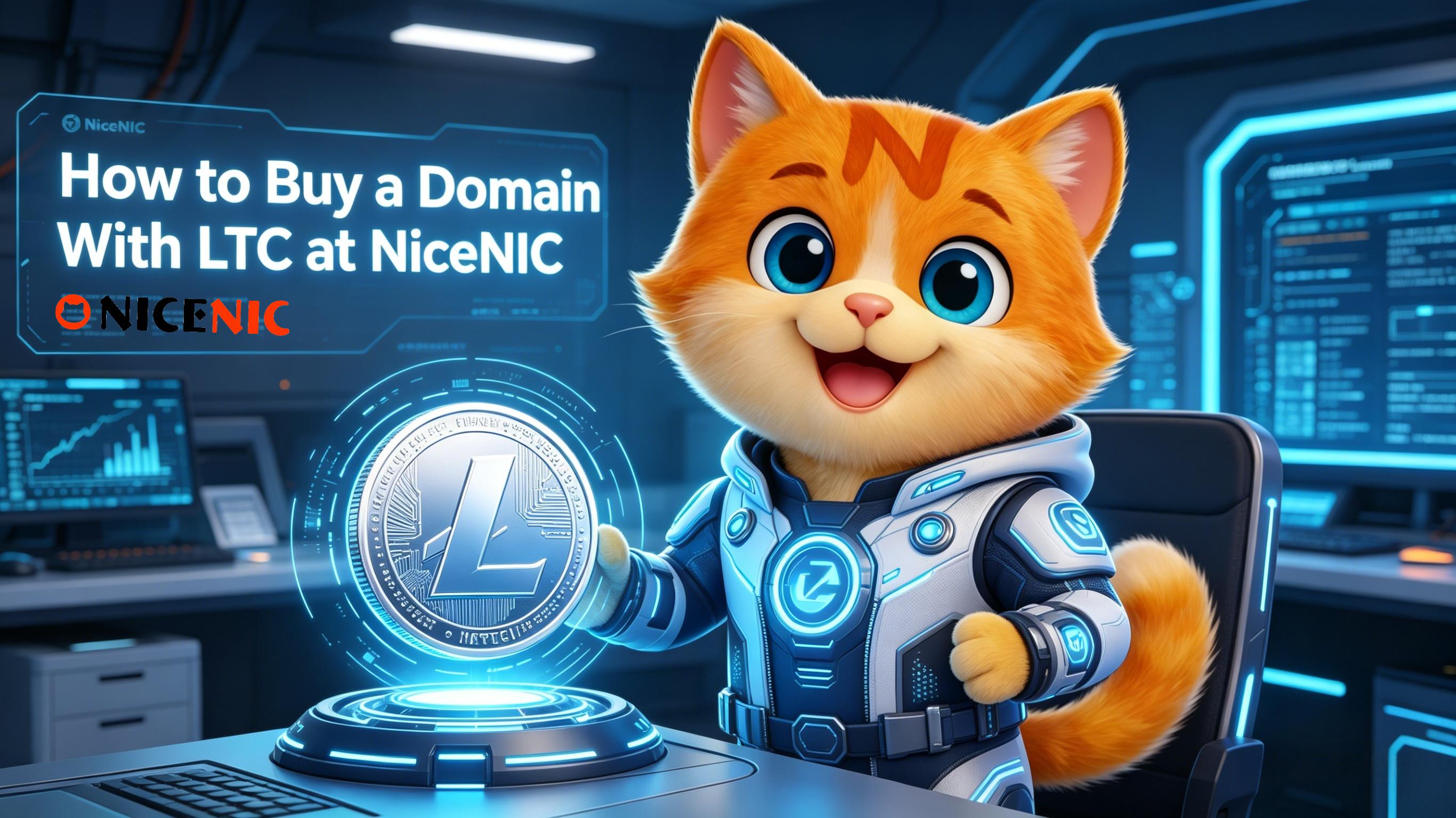 Buy Domain With Litecoin: How to Buy a Domain With LTC at NiceNIC