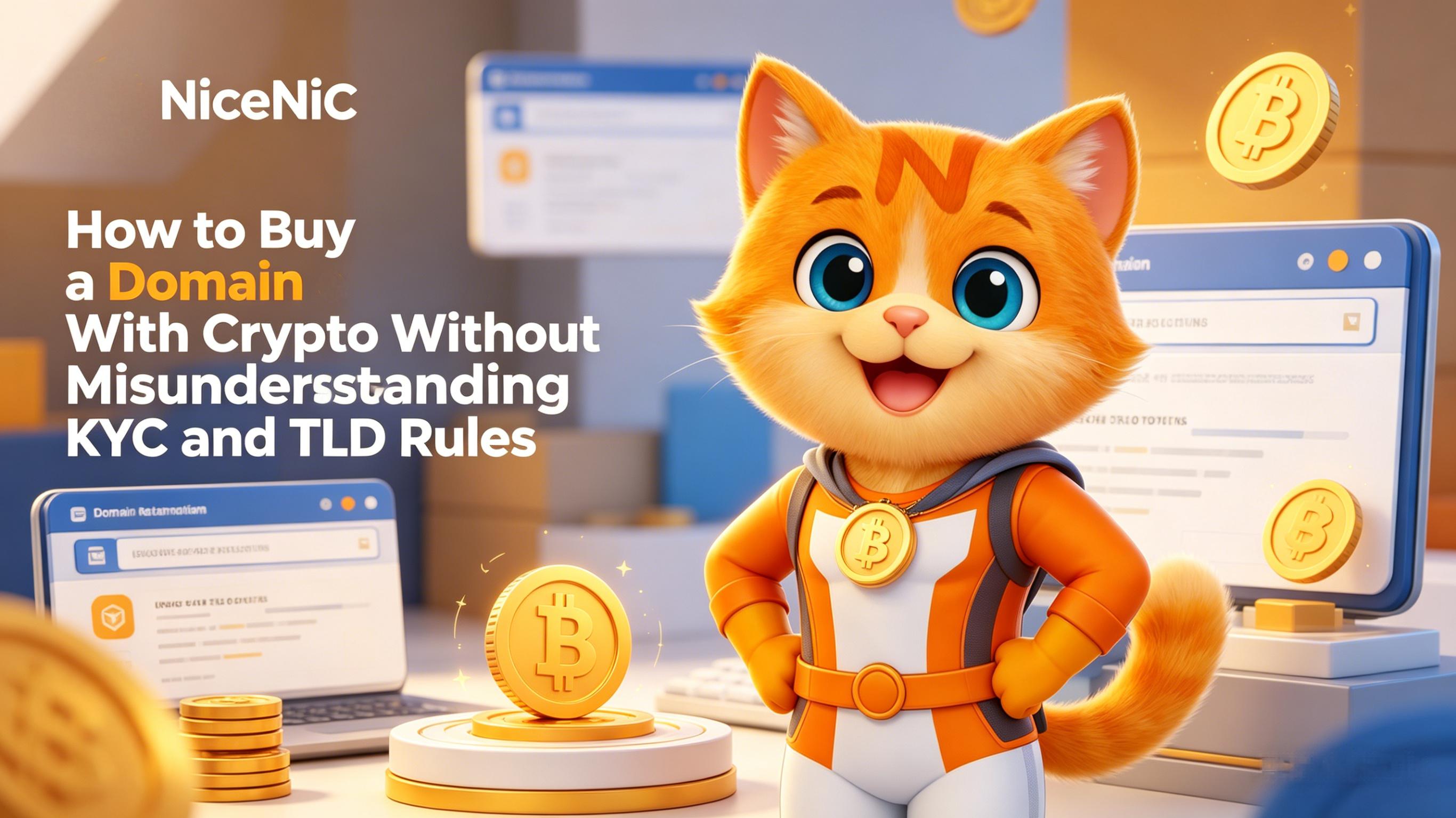 Crypto Without MisunderstandingKYC and TLD RulesHow to Buy a Domain With