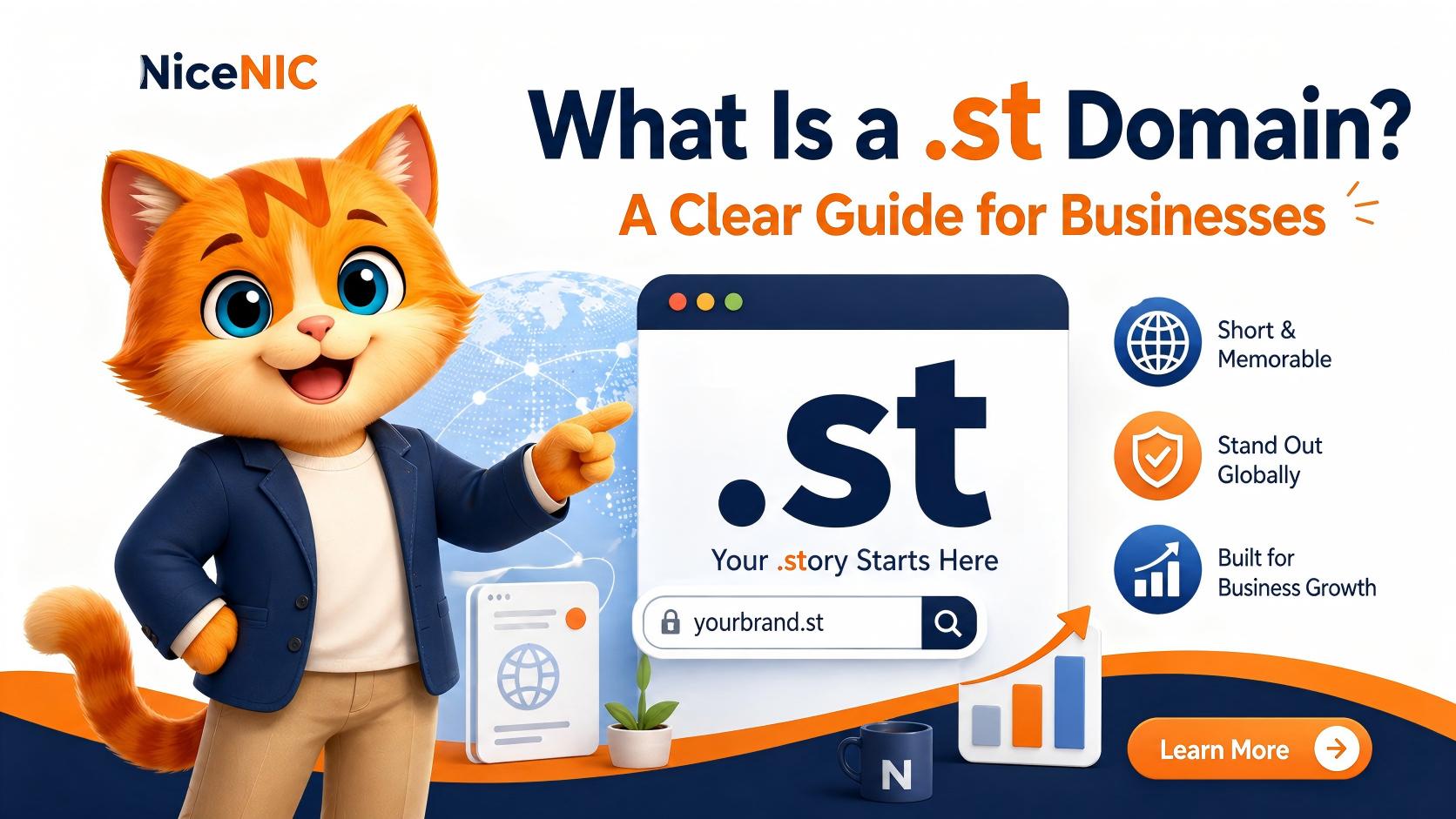 What Is a .st Domain? A Clear Guide for Businesses and Brands