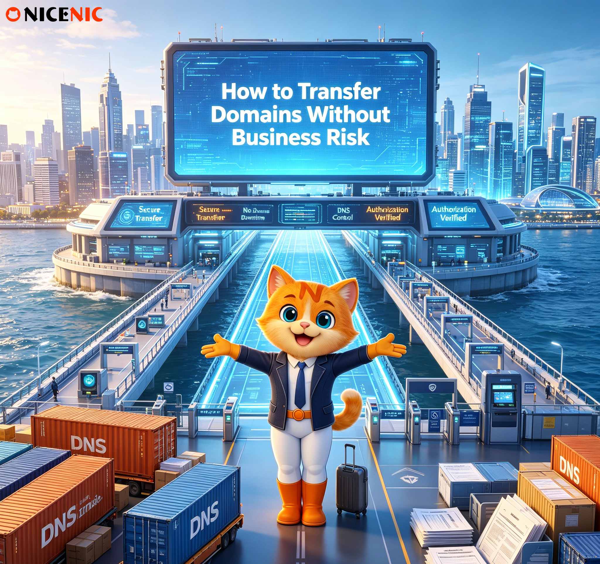 How to Transfer Domains Without Business Risk