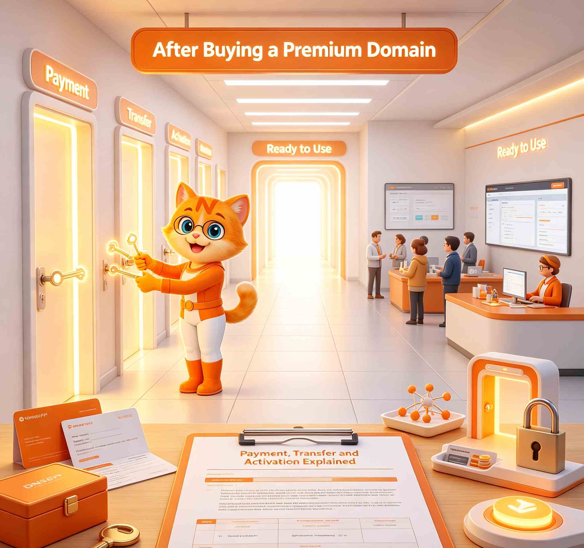 What Happens After You Buy a Premium Domain? Payment, Transfer and Activation Explained