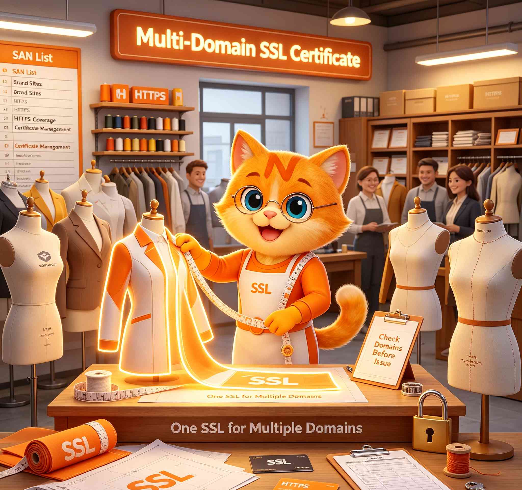 Multi-Domain SSL Certificate: One SSL for Multiple Domains and Brand Sites Multi-Domain SSL Certificate: One SSL for Multiple Domains and Brand Sites