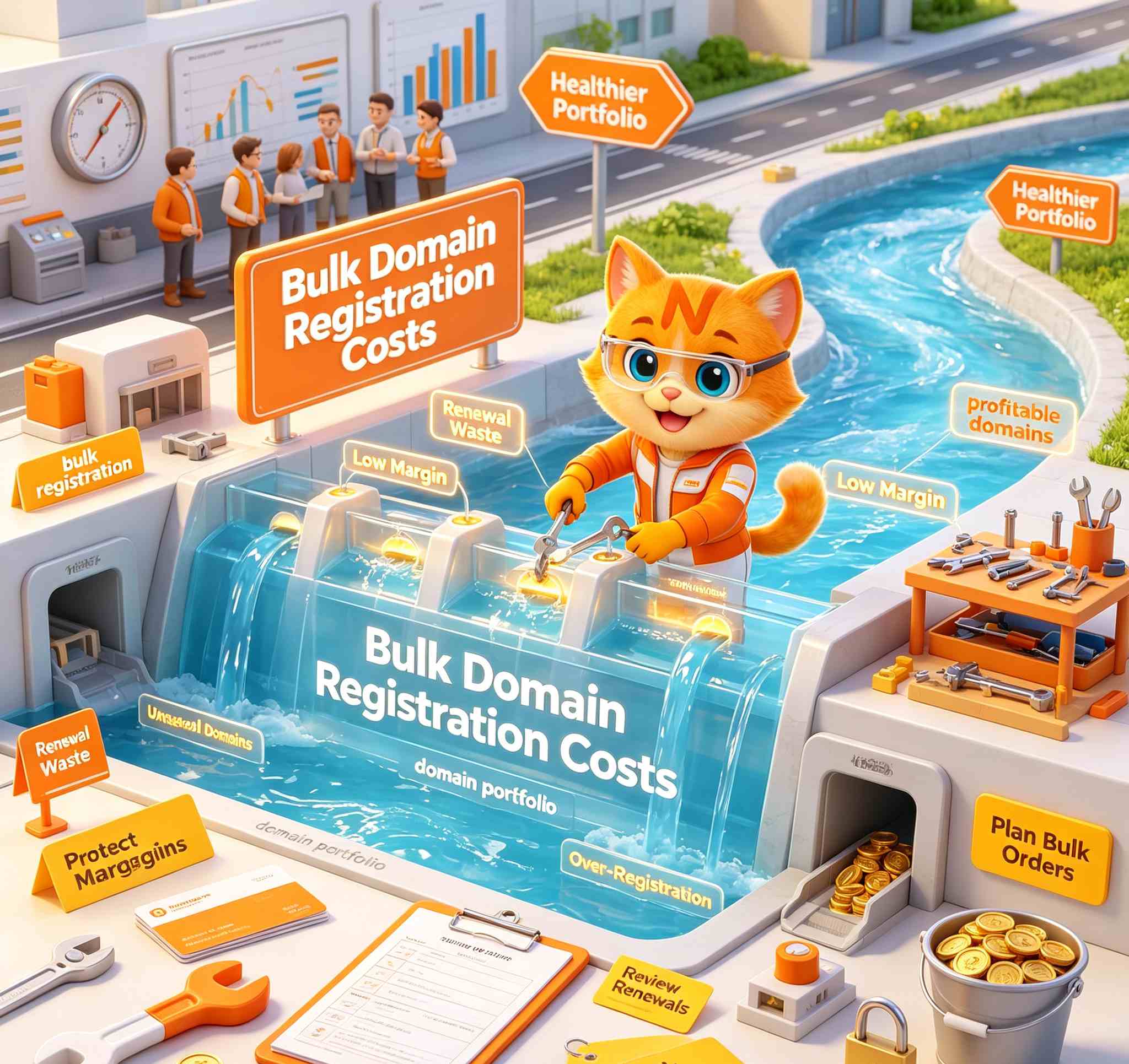 Bulk Domain Registration Costs: Protect Margins and Avoid Renewal Waste
