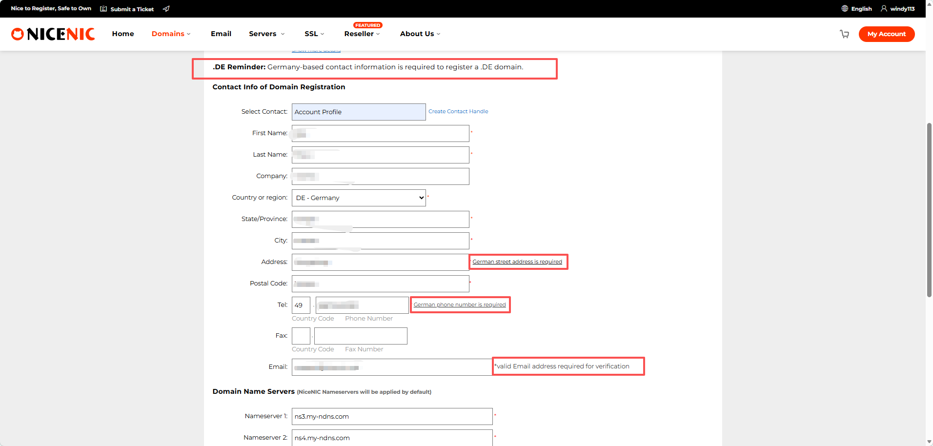 How to Register a .DE Domain at NiceNIC: Step-by-Step Guide How to Register a .DE Domain at NiceNIC: Step-by-Step Guide