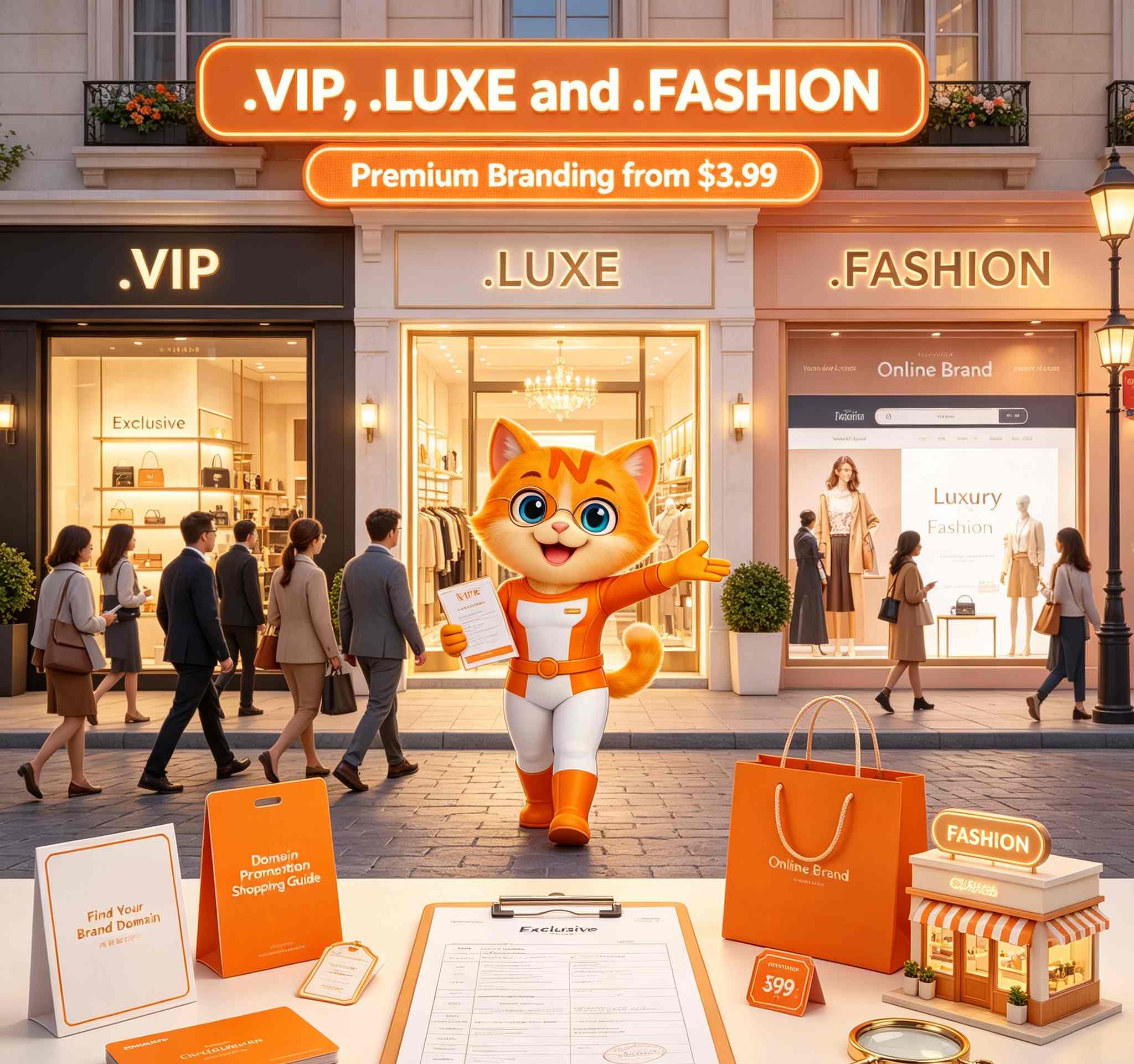 .VIP, .LUXE and .FASHION Domain Promotion: Premium Branding from $3.99 .VIP, .LUXE and .FASHION Domain Promotion: Premium Branding from $3.99