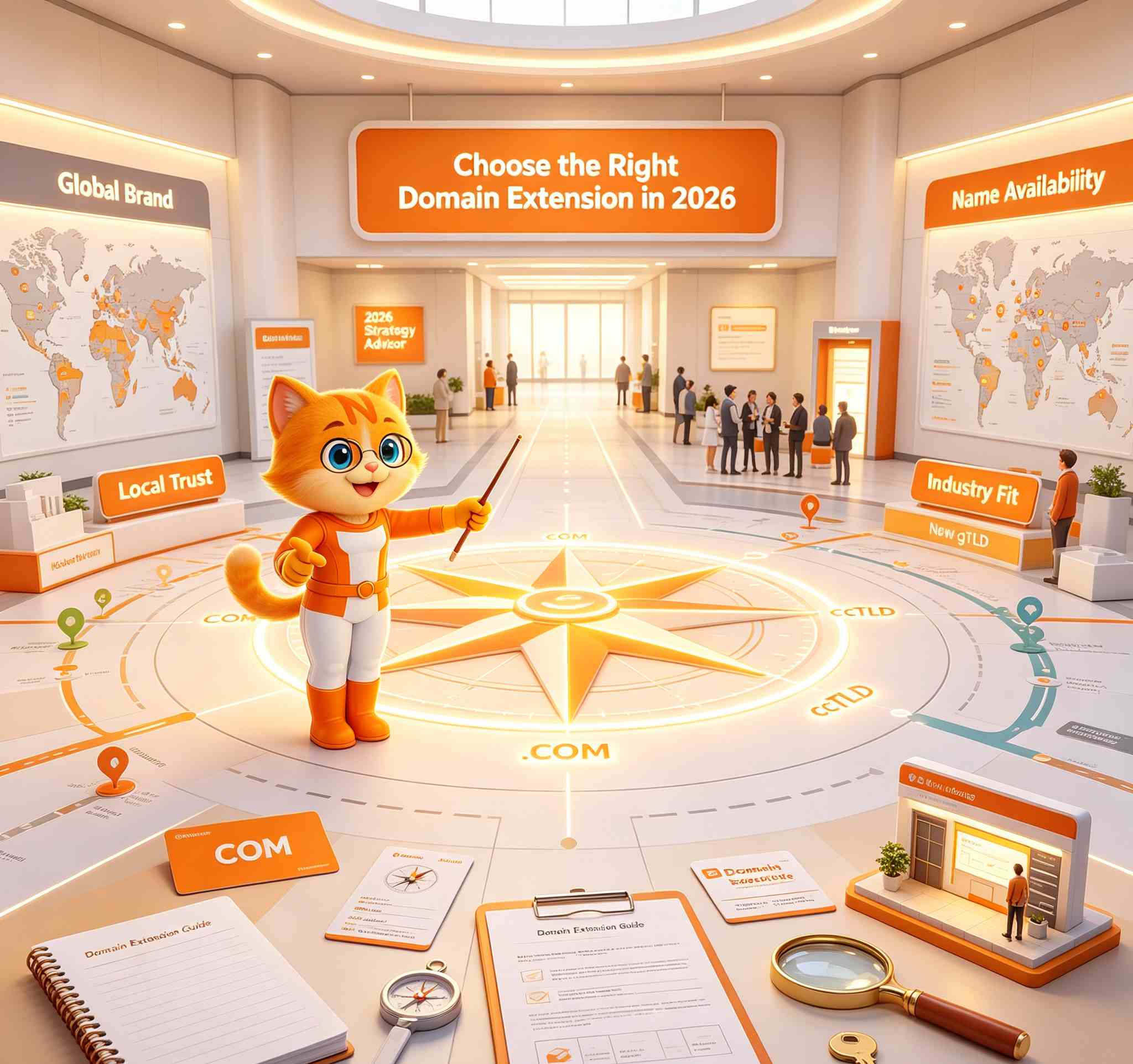 How to Choose the Right Domain Extension in 2026: .COM, ccTLD or New gTLD? How to Choose the Right Domain Extension in 2026: .COM, ccTLD or New gTLD?