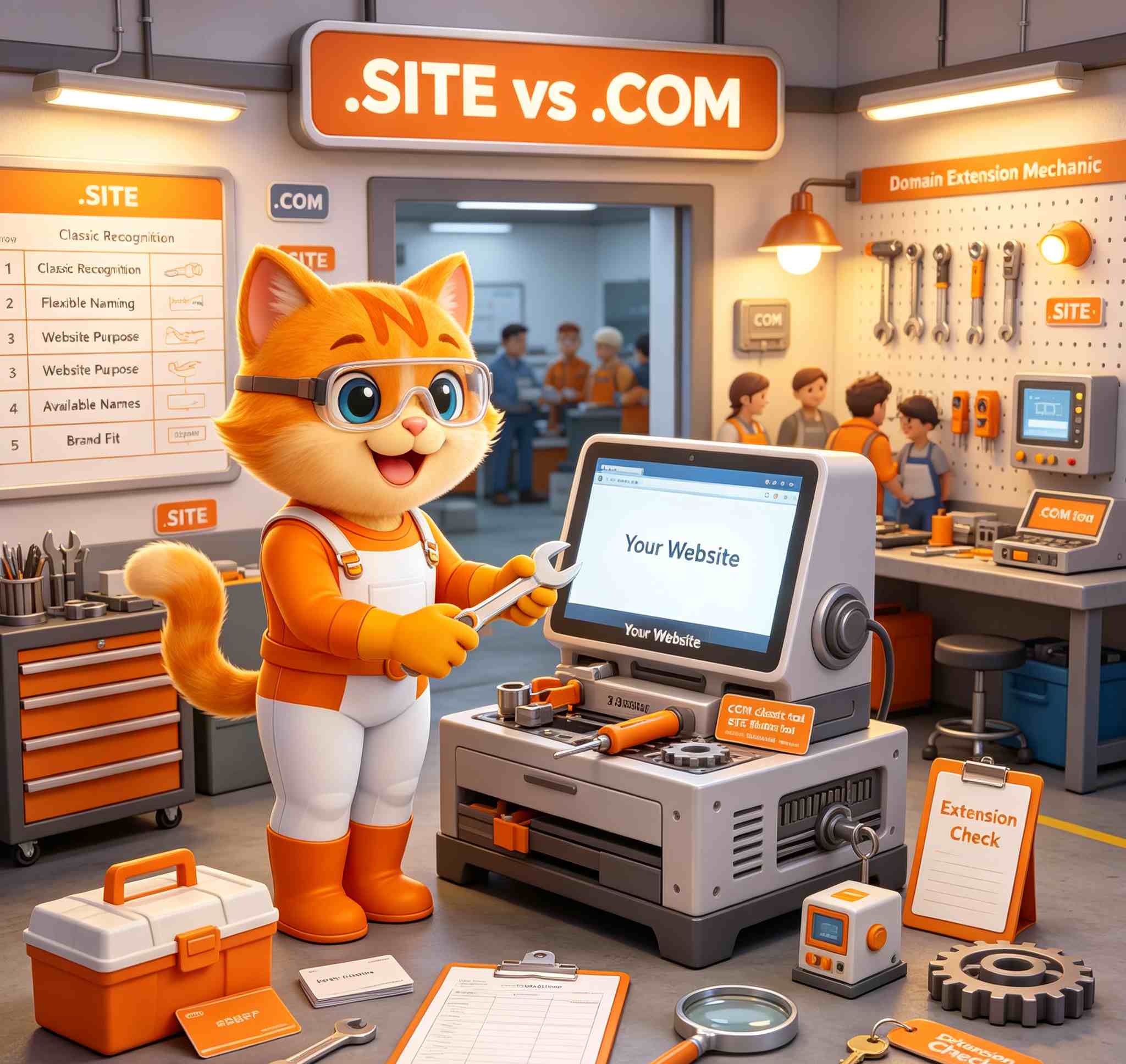 .SITE vs .COM: Which Domain Extension Is Better for Your Website?