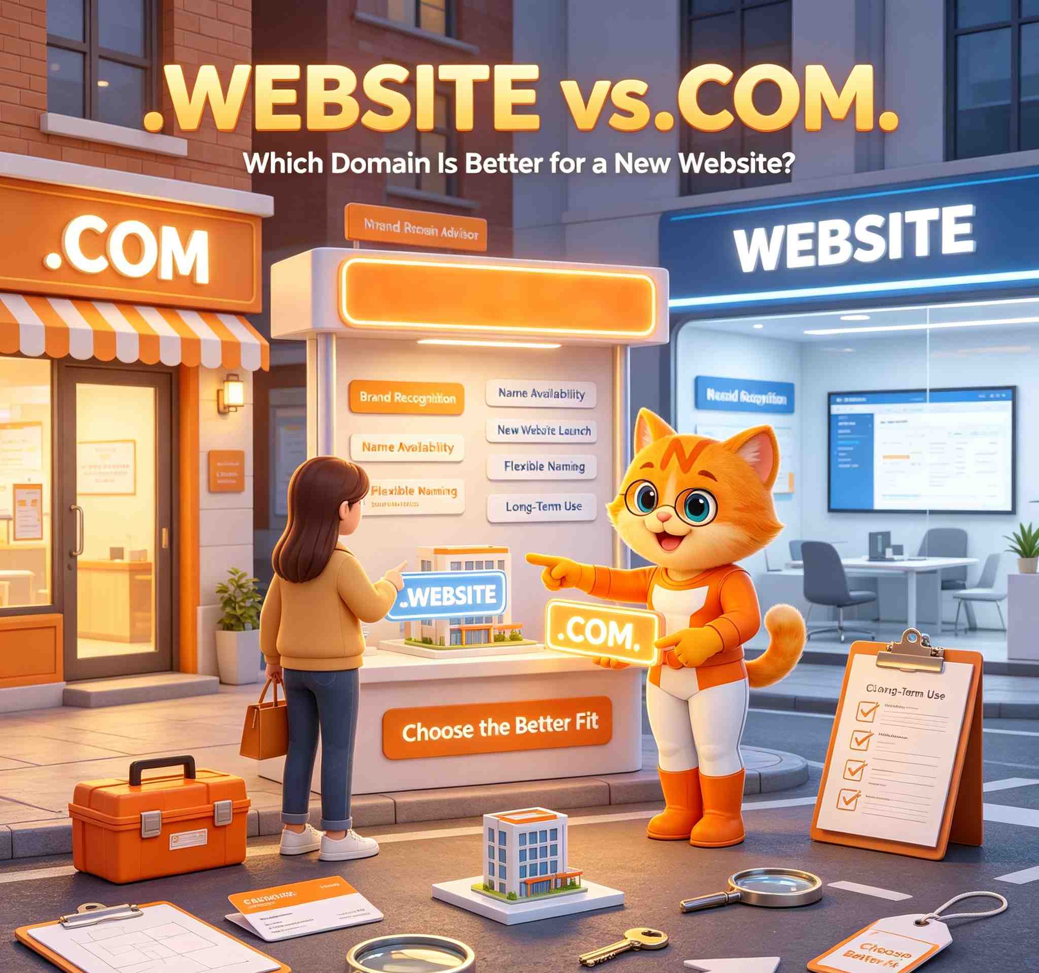 .WEBSITE vs .COM: Which Domain Is Better for a New Website? .WEBSITE vs .COM: Which Domain Is Better for a New Website?