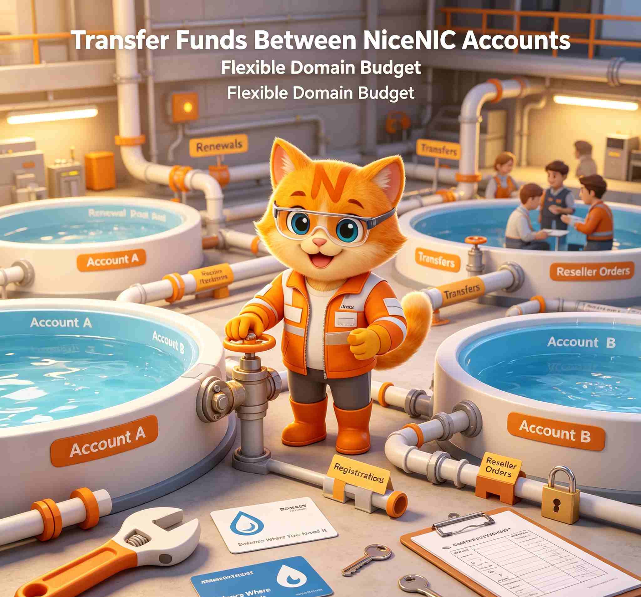 Transfer Funds Between NiceNIC Accounts: Keep Your Domain Budget Flexible Transfer Funds Between NiceNIC Accounts: Keep Your Domain Budget Flexible