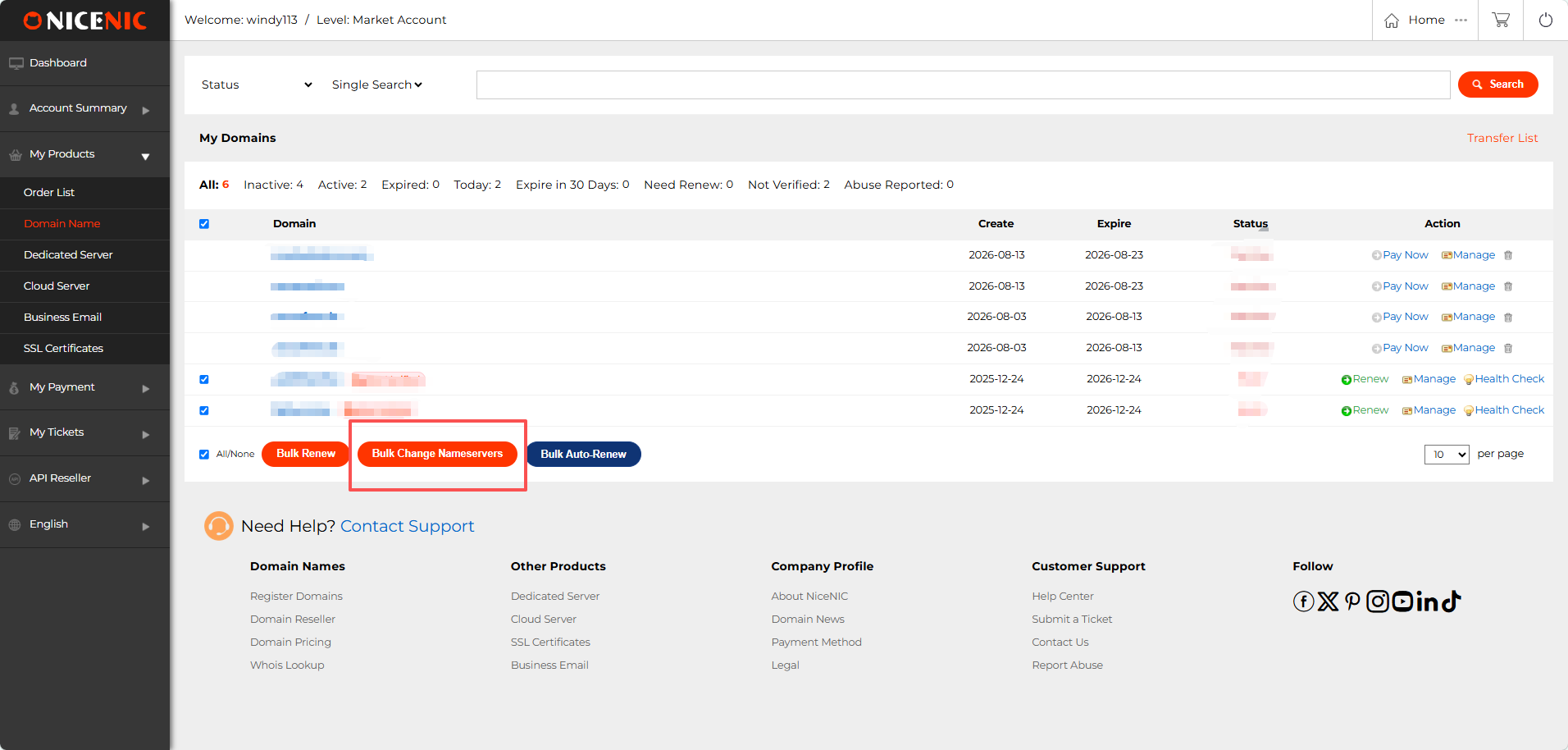 Bulk Domain Registration, Transfer & Renewal with NiceNIC