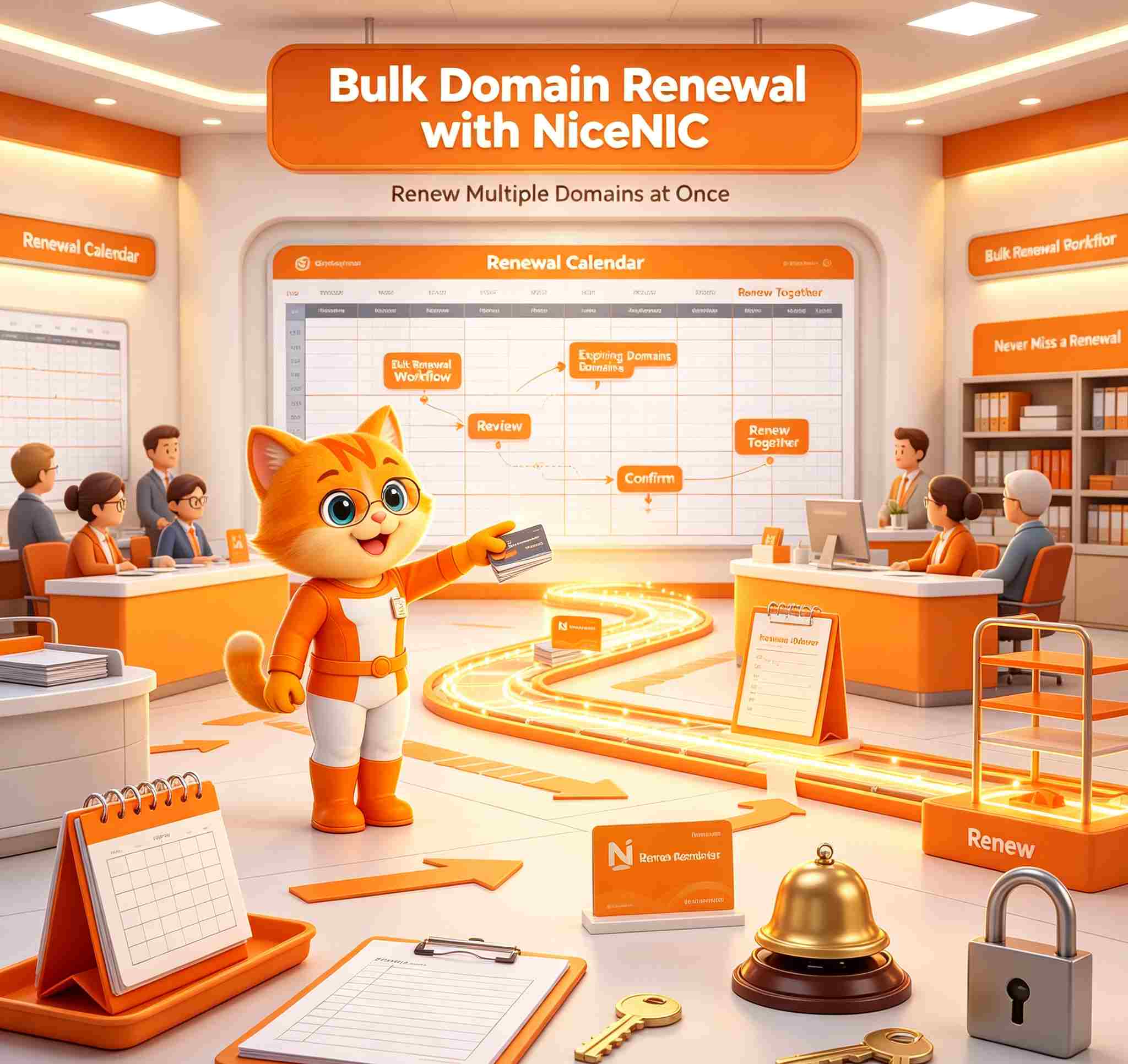 Bulk Domain Renewal with NiceNIC: Renew Multiple Domains at Once