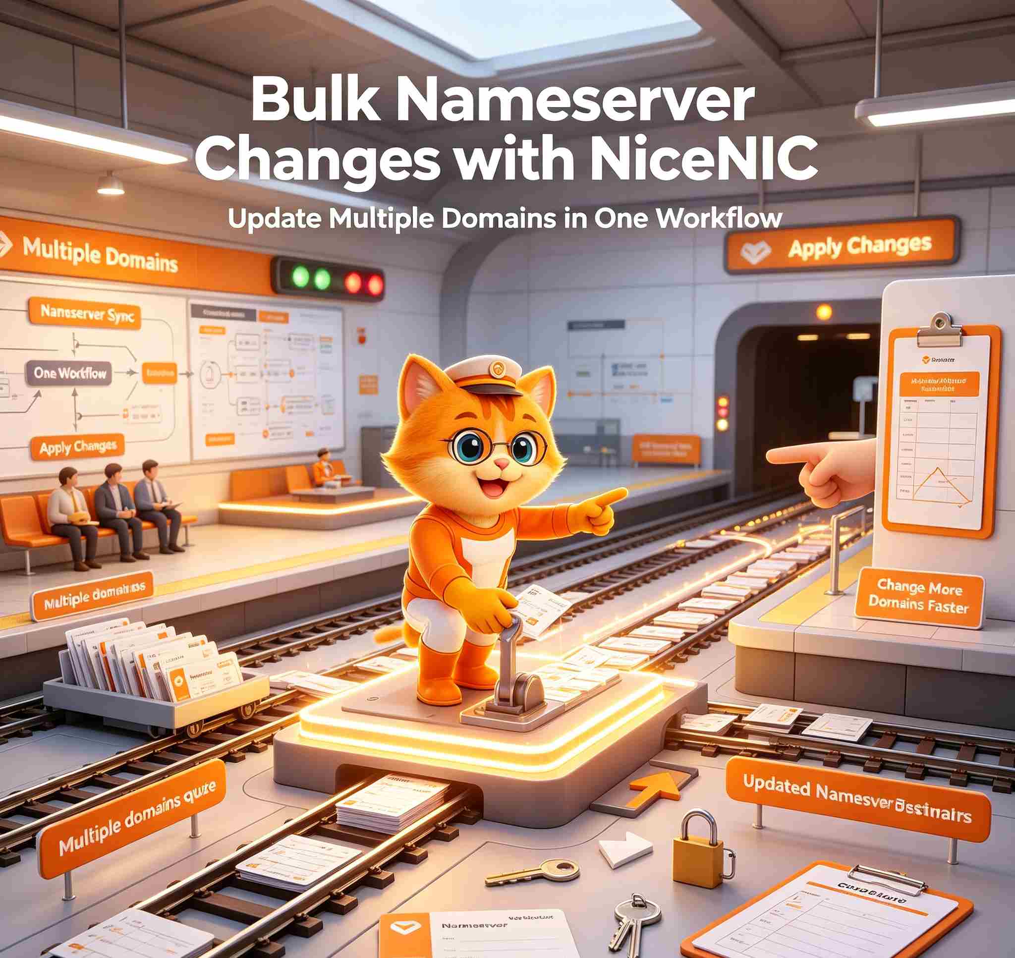 Bulk Nameserver Changes with NiceNIC: Update Multiple Domains in One Workflow
