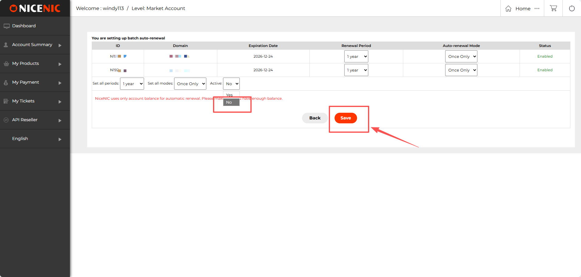 Bulk Auto-Renew can be enabled or disabled as portfolio decisions change. Bulk Auto-Renew can be enabled or disabled as portfolio decisions change.