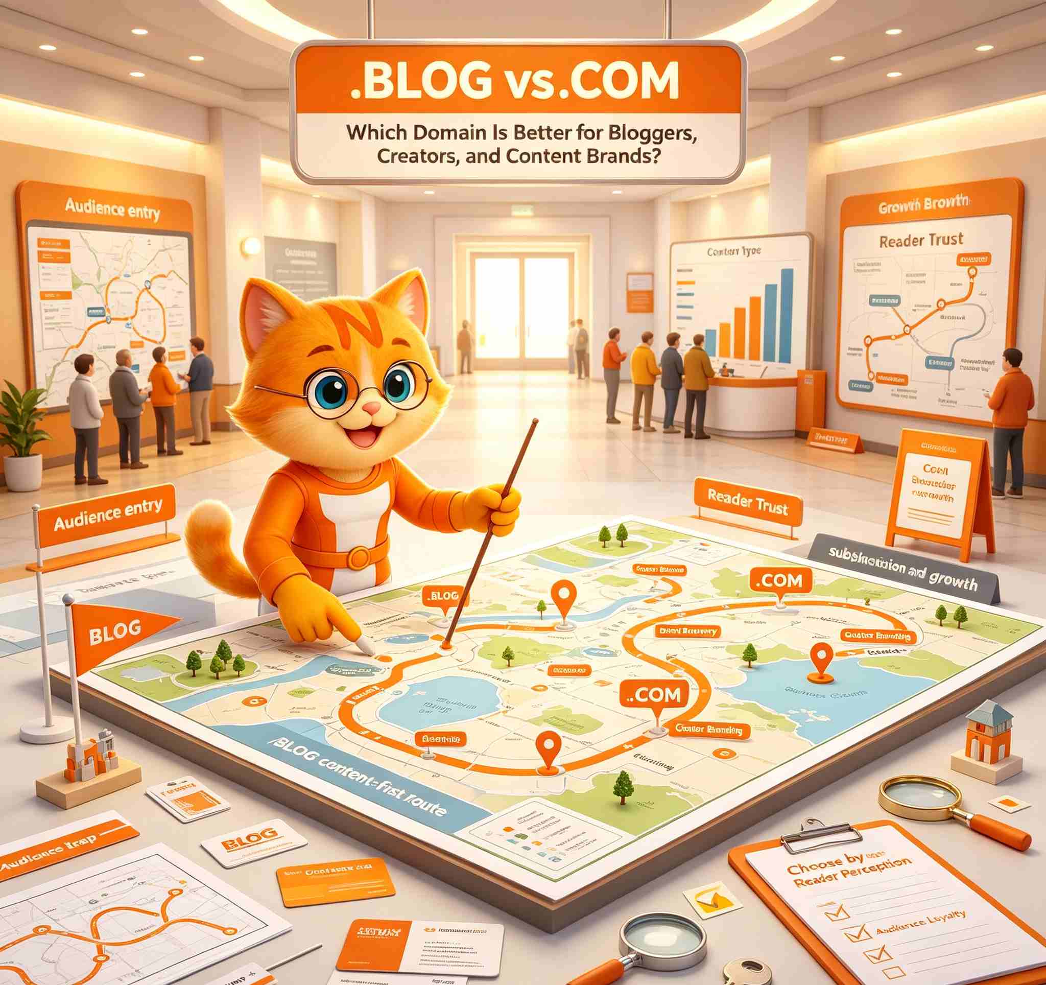 .BLOG vs .COM: Which Domain Is Better for Bloggers, Creators, and Content Brands? .BLOG vs .COM: Which Domain Is Better for Bloggers, Creators, and Content Brands?