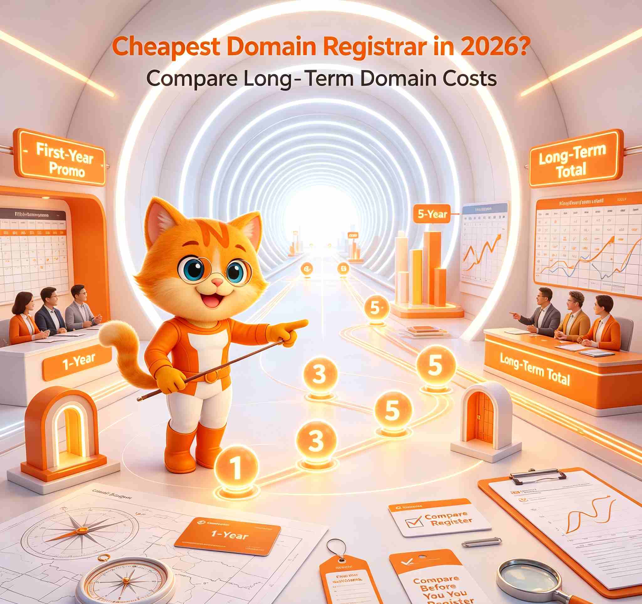 Cheapest Domain Registrar in 2026? Compare 1-Year, 3-Year and 5-Year Domain Costs Cheapest Domain Registrar in 2026? Compare 1-Year, 3-Year and 5-Year Domain Costs
