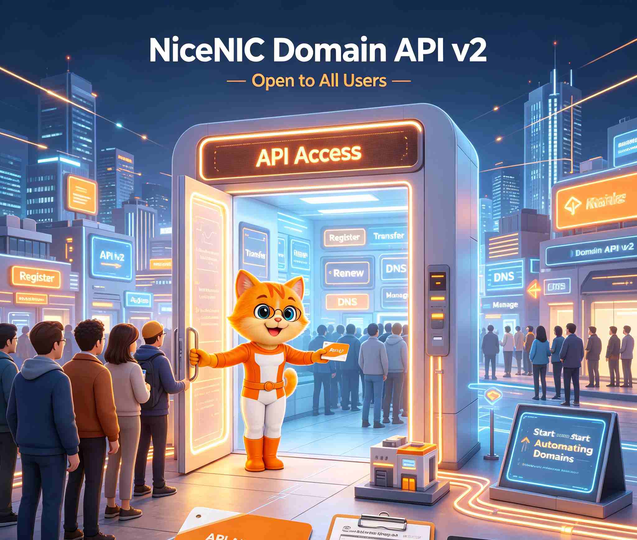NiceNIC Domain API v2 Is Now Open to All Users NiceNIC Domain API v2 Is Now Open to All Users