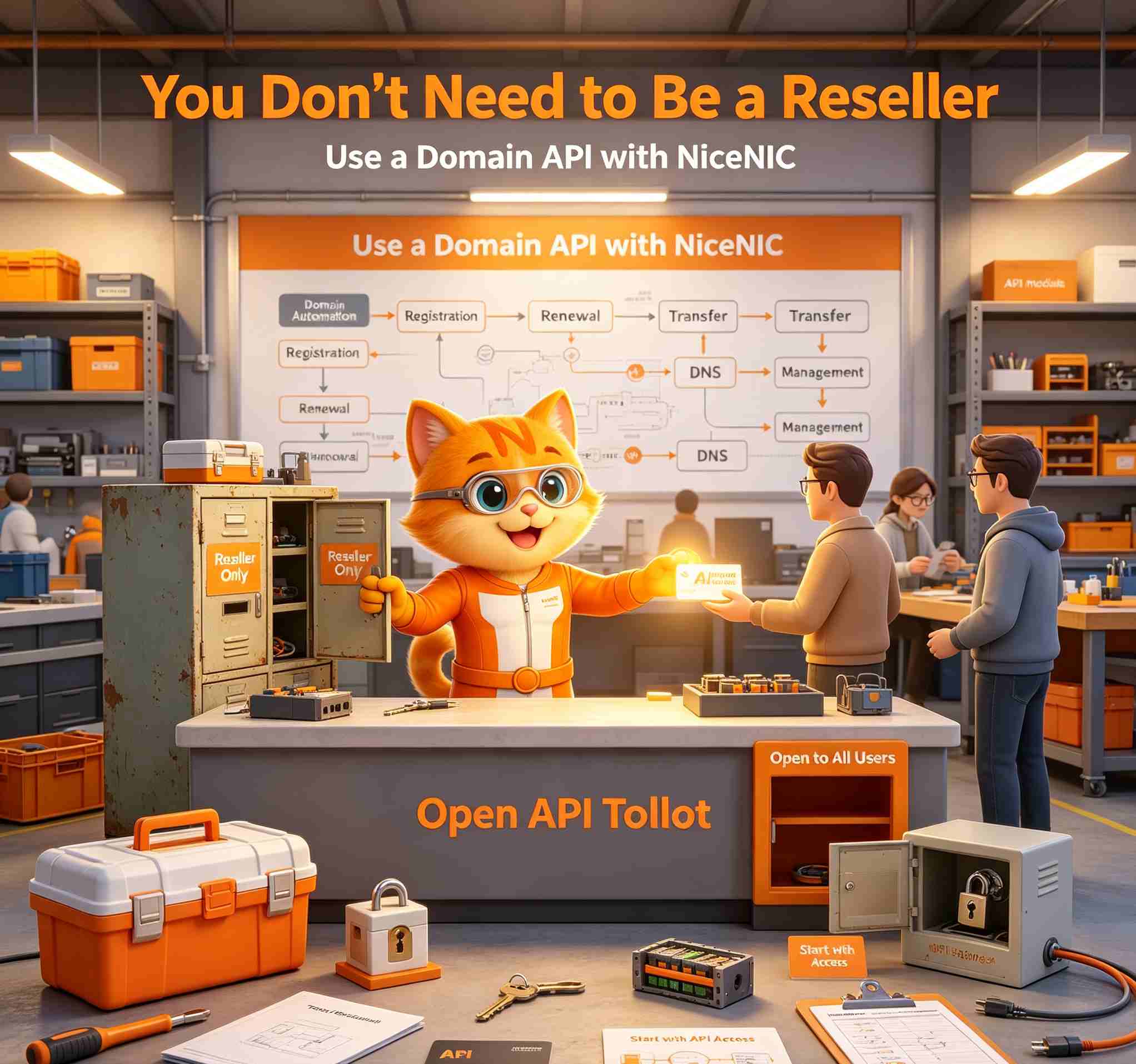 You Don't Need to Be a Reseller to Use a Domain API: What Changed at NiceNIC You Don't Need to Be a Reseller to Use a Domain API: What Changed at NiceNIC