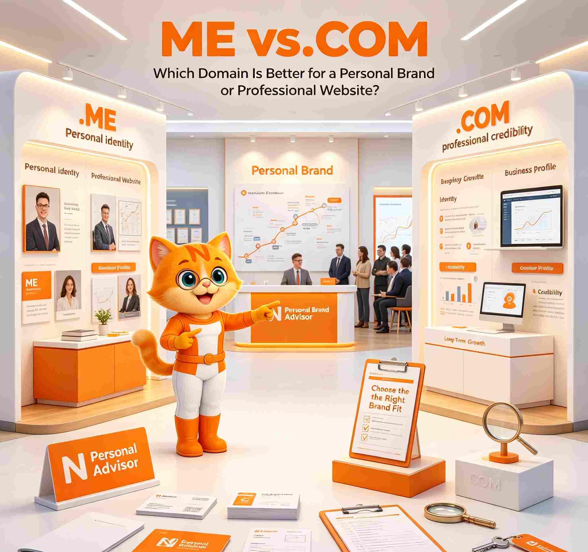 .ME vs .COM: Which Domain Is Better for a Personal Brand or Professional Website?