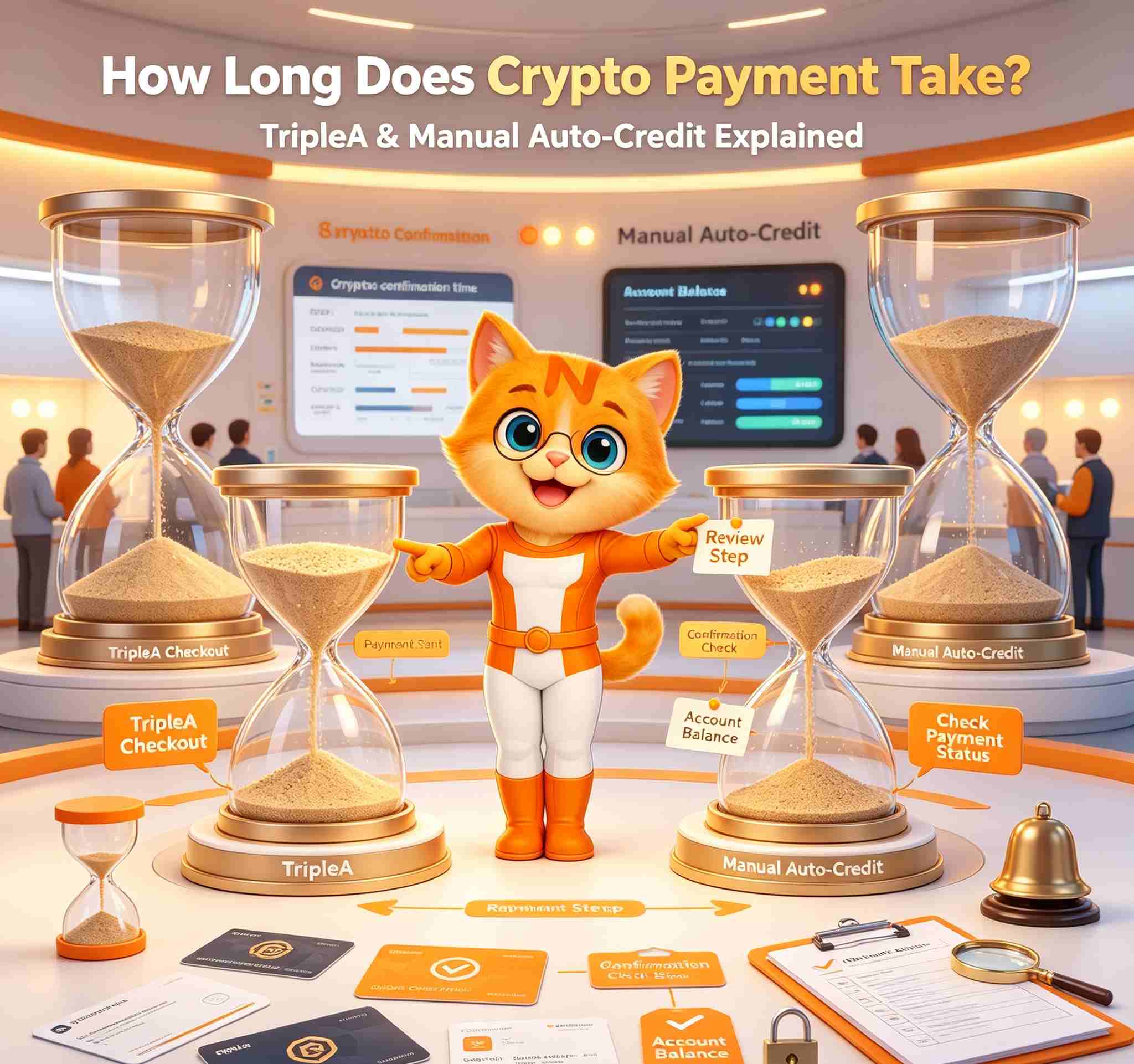 How Long Does Crypto Payment Take at NiceNIC? TripleA & Manual Auto-Credit Explained How Long Does Crypto Payment Take at NiceNIC? TripleA & Manual Auto-Credit Explained