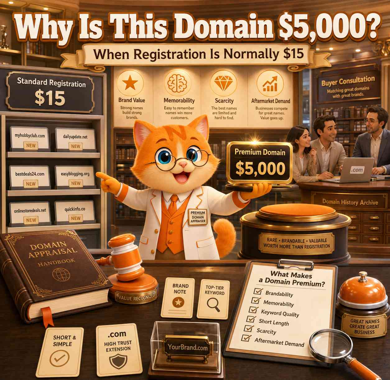Why Is This Domain $5,000 When Registration Normally Costs $15? Why Is This Domain $5,000 When Registration Normally Costs $15?