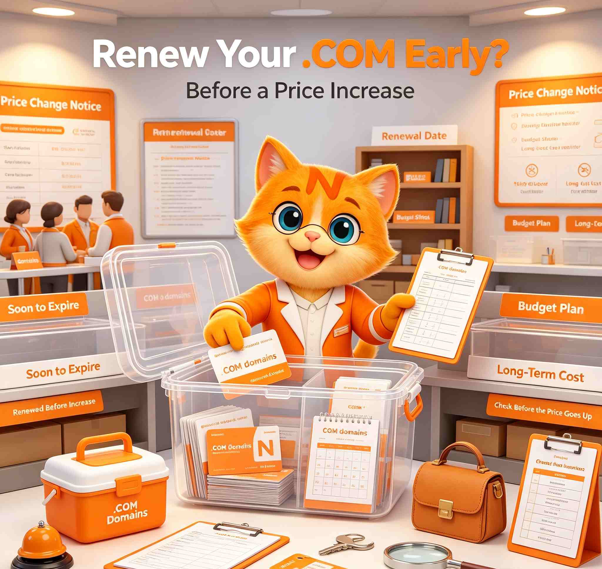 Should I Renew My .COM Domain Early Before a Price Increase? Should I Renew My .COM Domain Early Before a Price Increase?