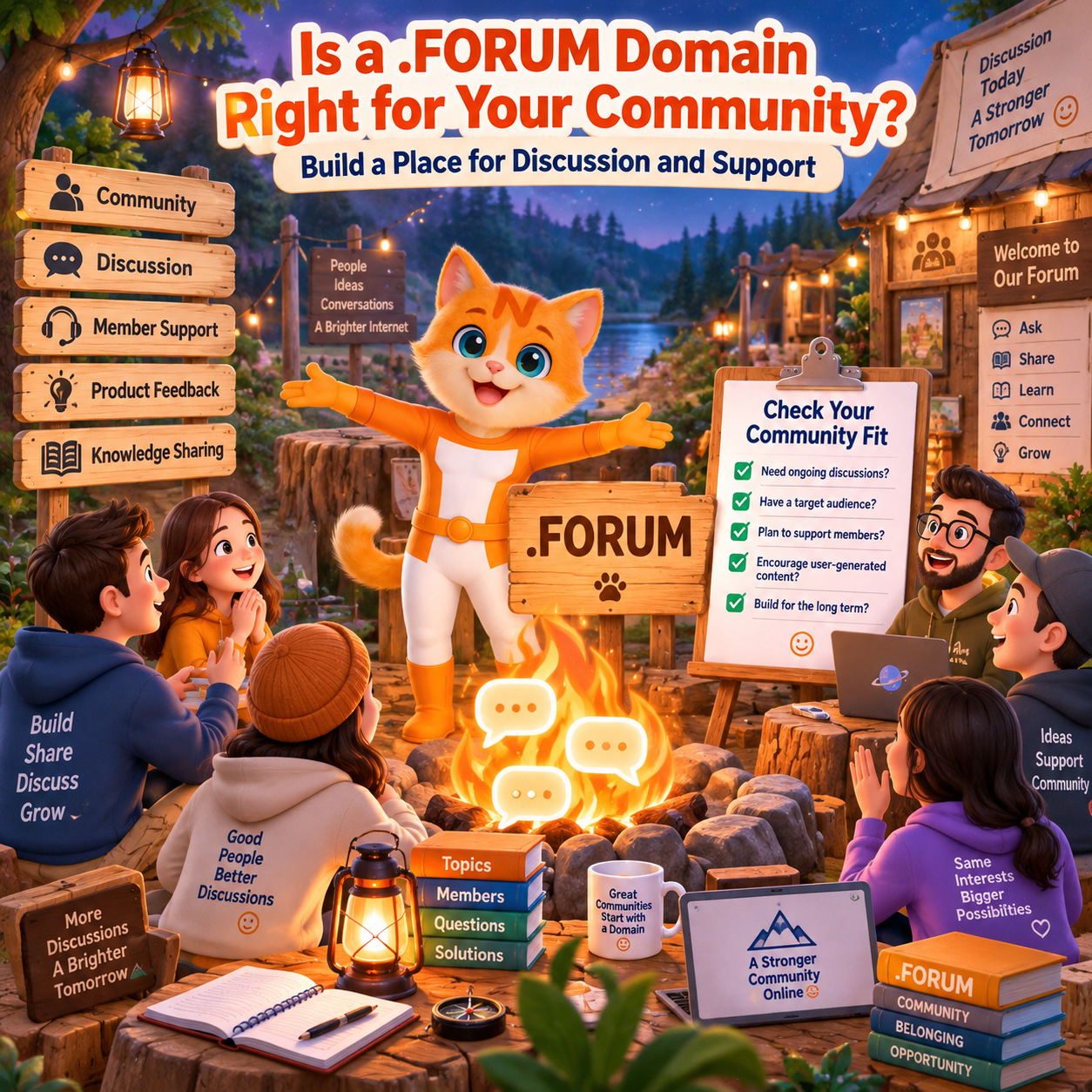 Is a .FORUM Domain Right for Your Community? Is a .FORUM Domain Right for Your Community?