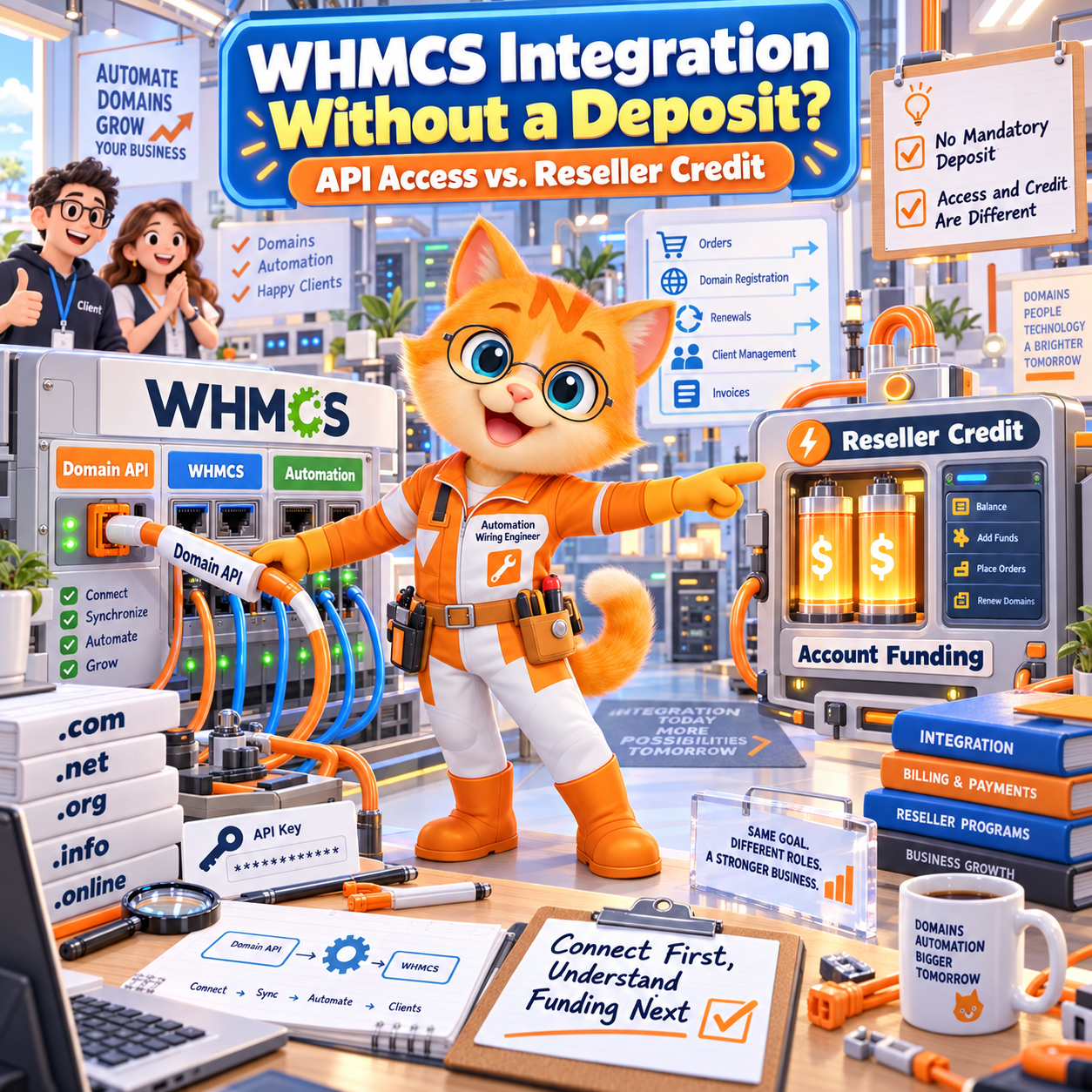 Can I Integrate a Domain Reseller API Into WHMCS Without a Deposit? API Access vs. Reseller Credit Explained Can I Integrate a Domain Reseller API Into WHMCS Without a Deposit? API Access vs. Reseller Credit Explained