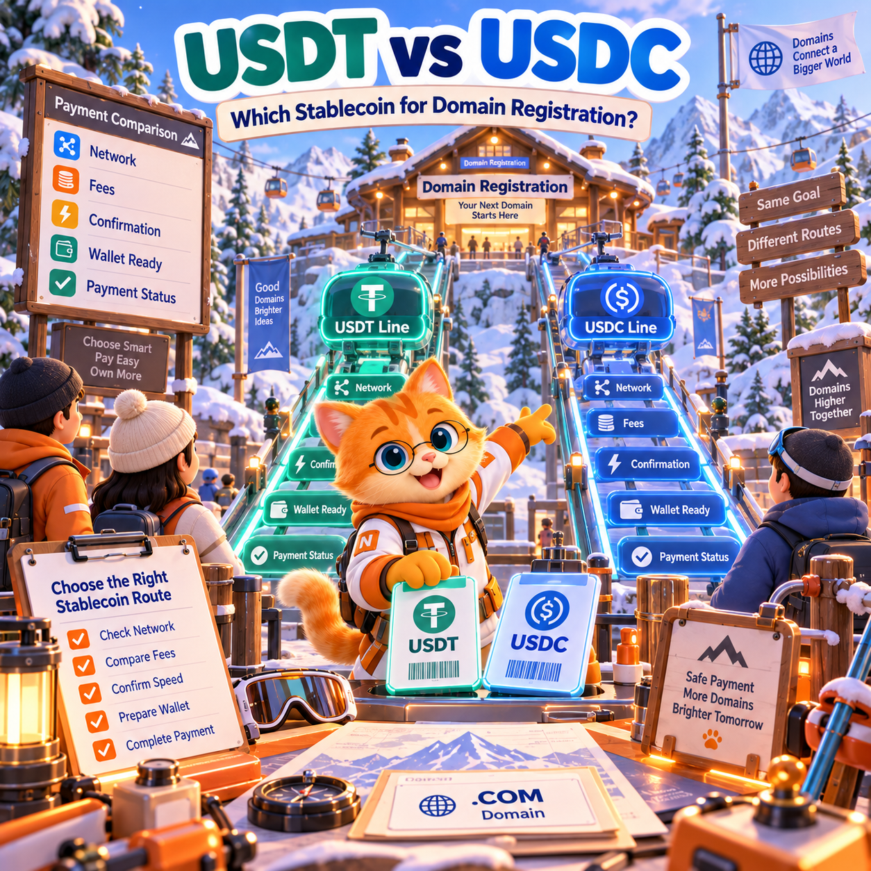 USDT vs USDC for Domain Registration: Which Stablecoin Should You Use? USDT vs USDC for Domain Registration: Which Stablecoin Should You Use?