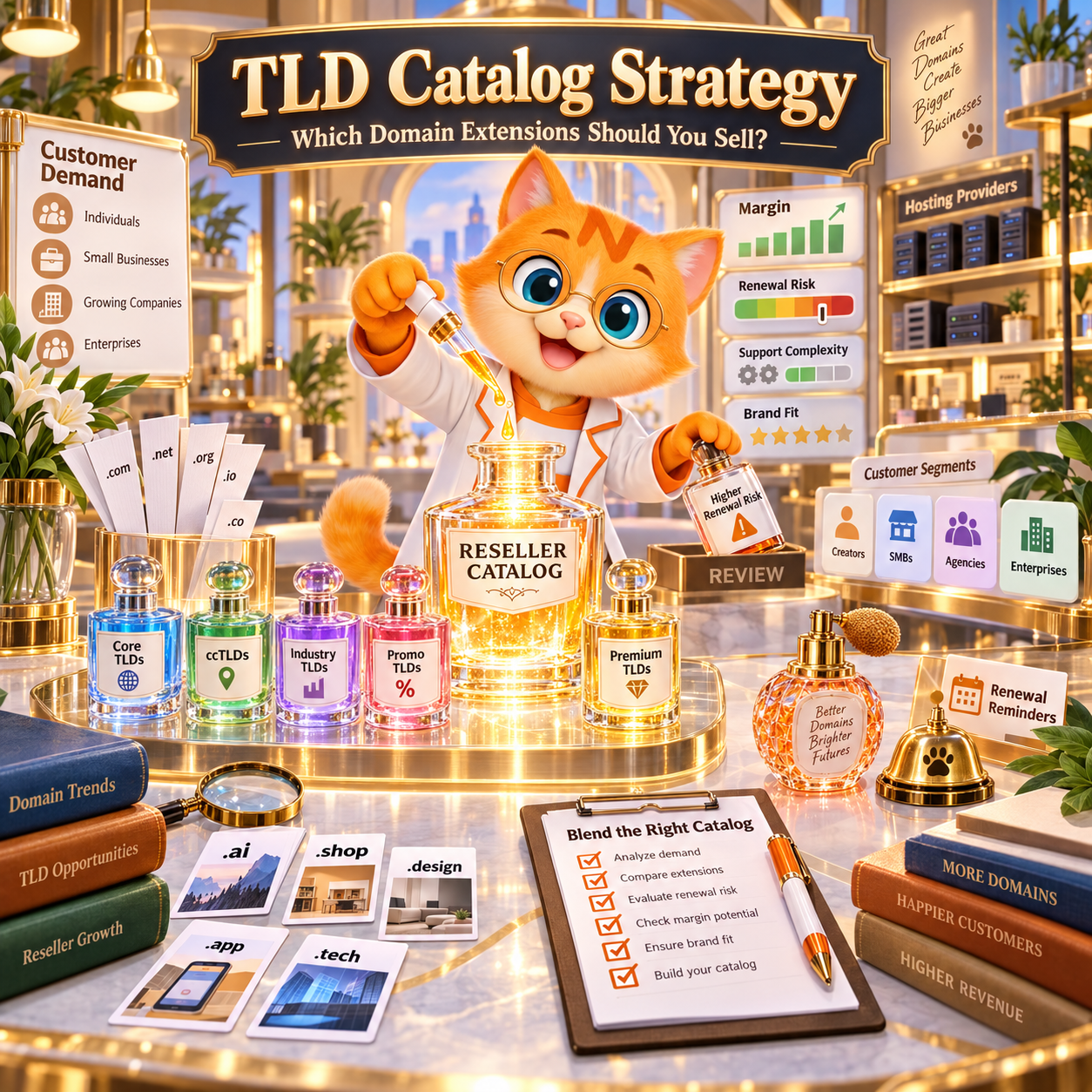 Which Domain Extensions Should You Sell? A TLD Catalog Strategy for Hosting Providers and Domain Resellers