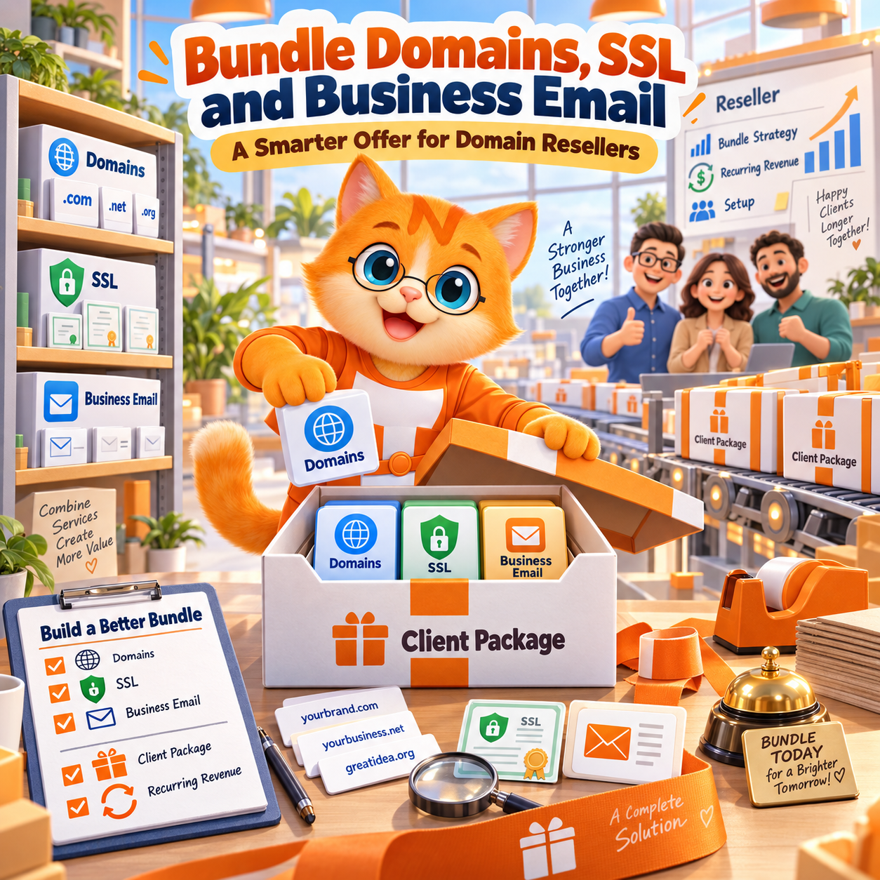 How Can Domain Resellers Bundle Domains, SSL, and Business Email? How Can Domain Resellers Bundle Domains, SSL, and Business Email?