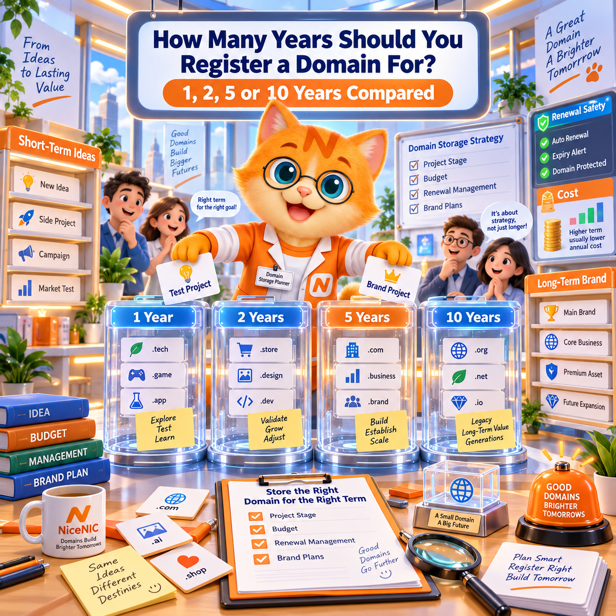 How Many Years Should You Register a Domain For? 1, 2, 5 or 10 Years Compared How Many Years Should You Register a Domain For? 1, 2, 5 or 10 Years Compared