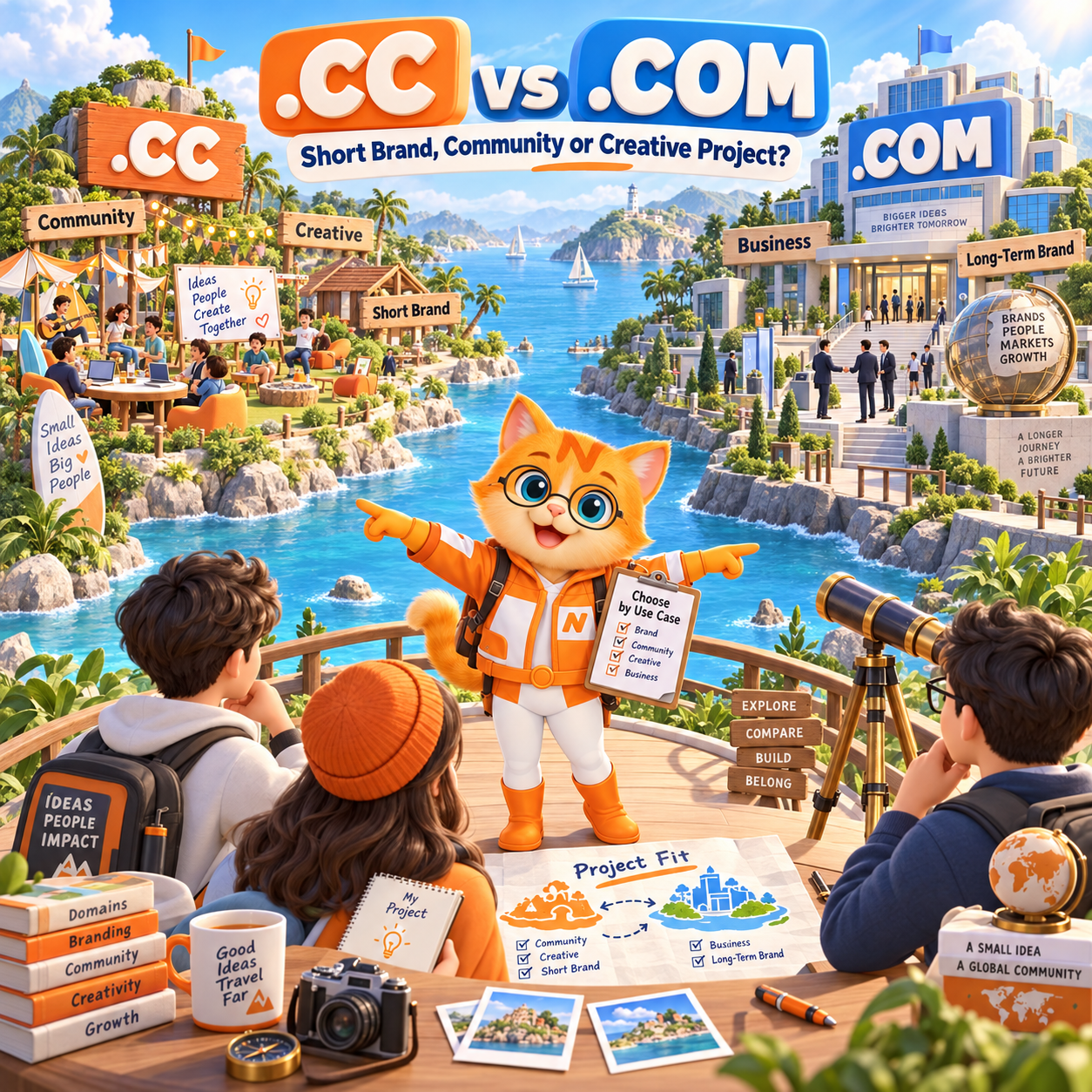 .CC vs .COM: Which Domain Is Better for a Short Brand, Community, or Creative Project?