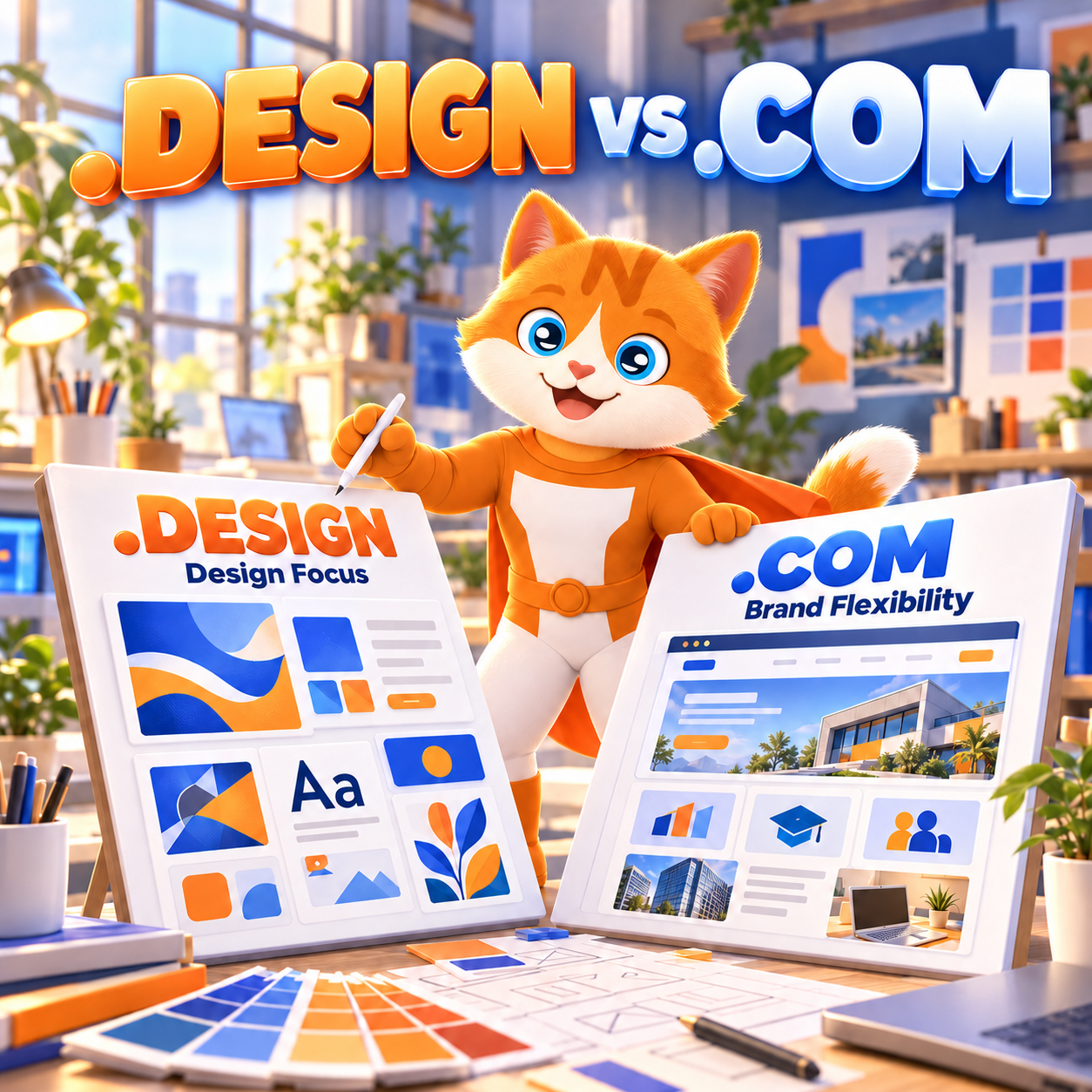 .DESIGN vs .COM: Which Domain Is Better for Designers, Portfolios, or a Design Business?