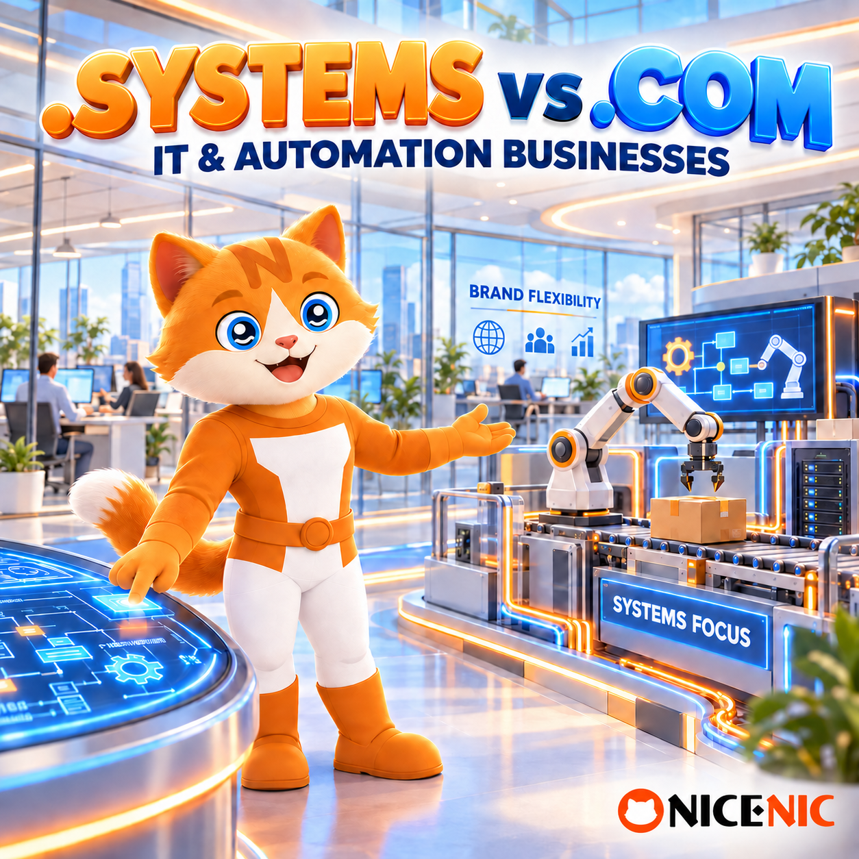 .SYSTEMS vs .COM: Which Domain Is Better for IT and Automation Businesses? .SYSTEMS vs .COM: Which Domain Is Better for IT and Automation Businesses?
