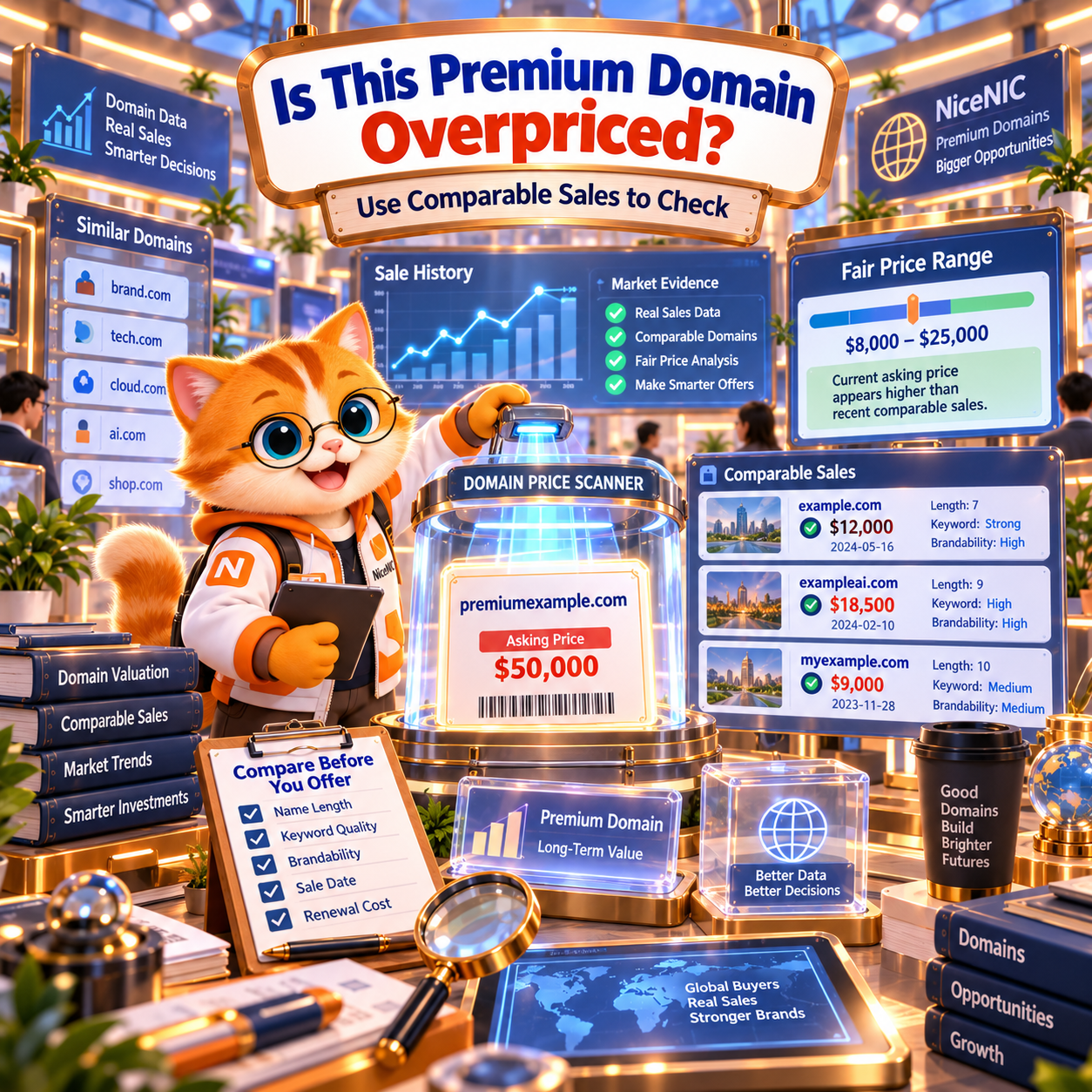 How Do You Know If a Premium Domain Is Overpriced? Use Comparable Sales to Check How Do You Know If a Premium Domain Is Overpriced? Use Comparable Sales to Check