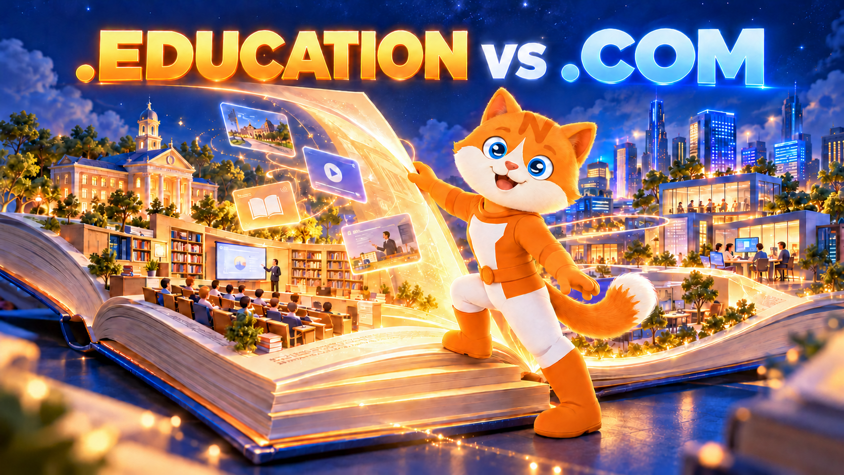 .EDUCATION vs .COM: Which Domain Is Better for Online Courses and Training Businesses? .EDUCATION vs .COM: Which Domain Is Better for Online Courses and Training Businesses?