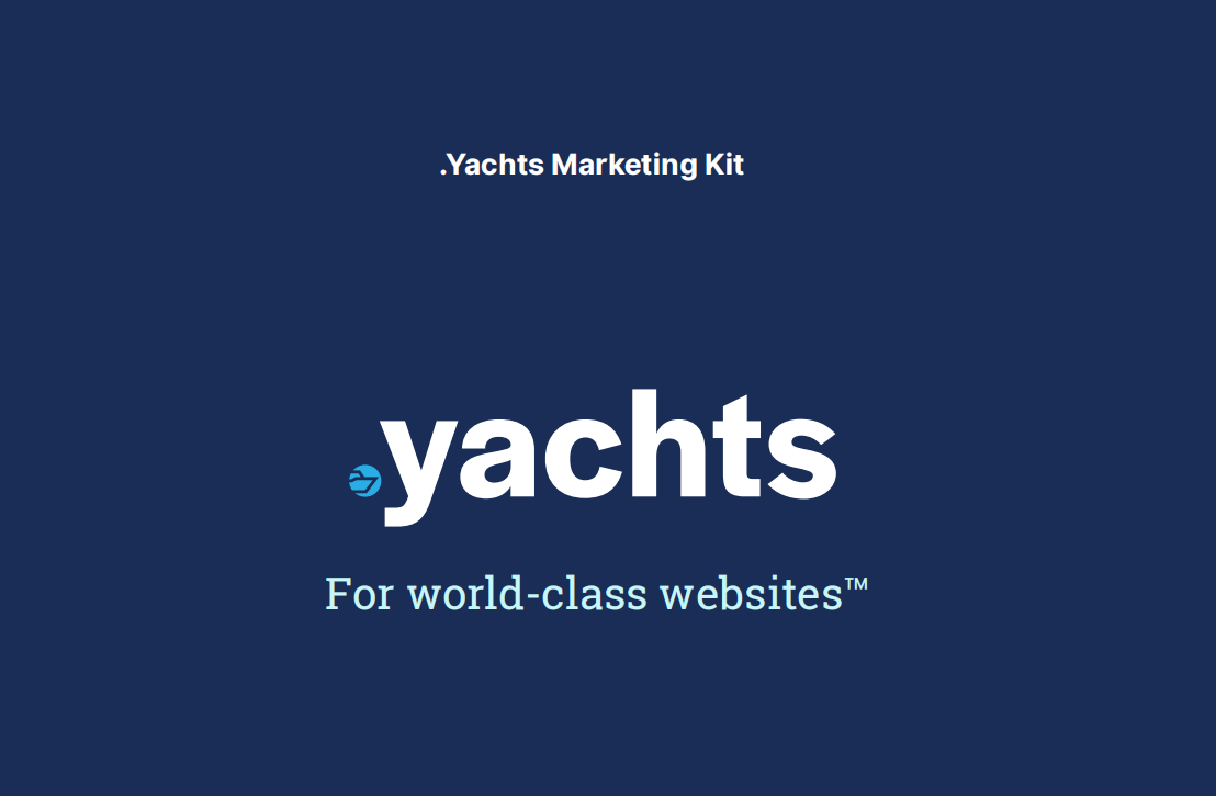 Craft an elegant online presence with .Yachts $3.99