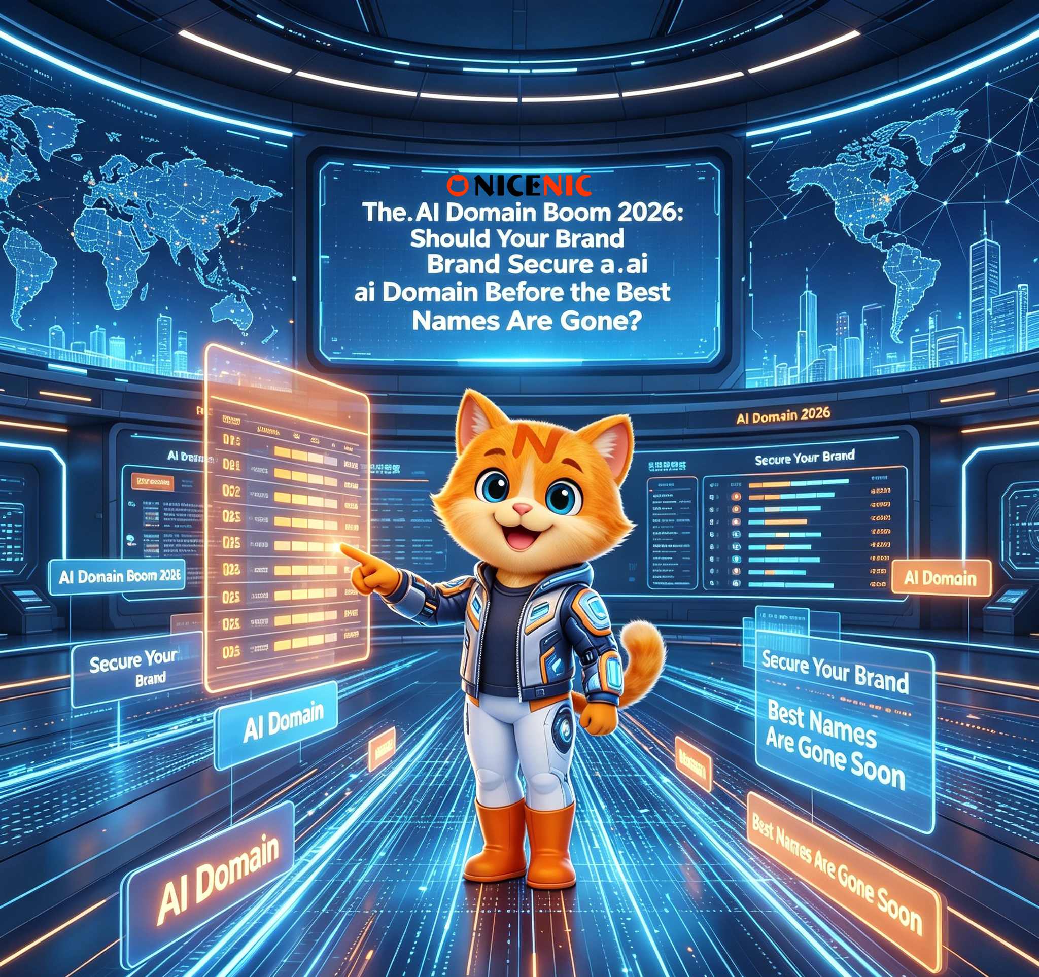 The .AI Domain Boom 2026: Should Your Brdan Secure a .ai Domain Befataue the Best Namas Are Pergine?