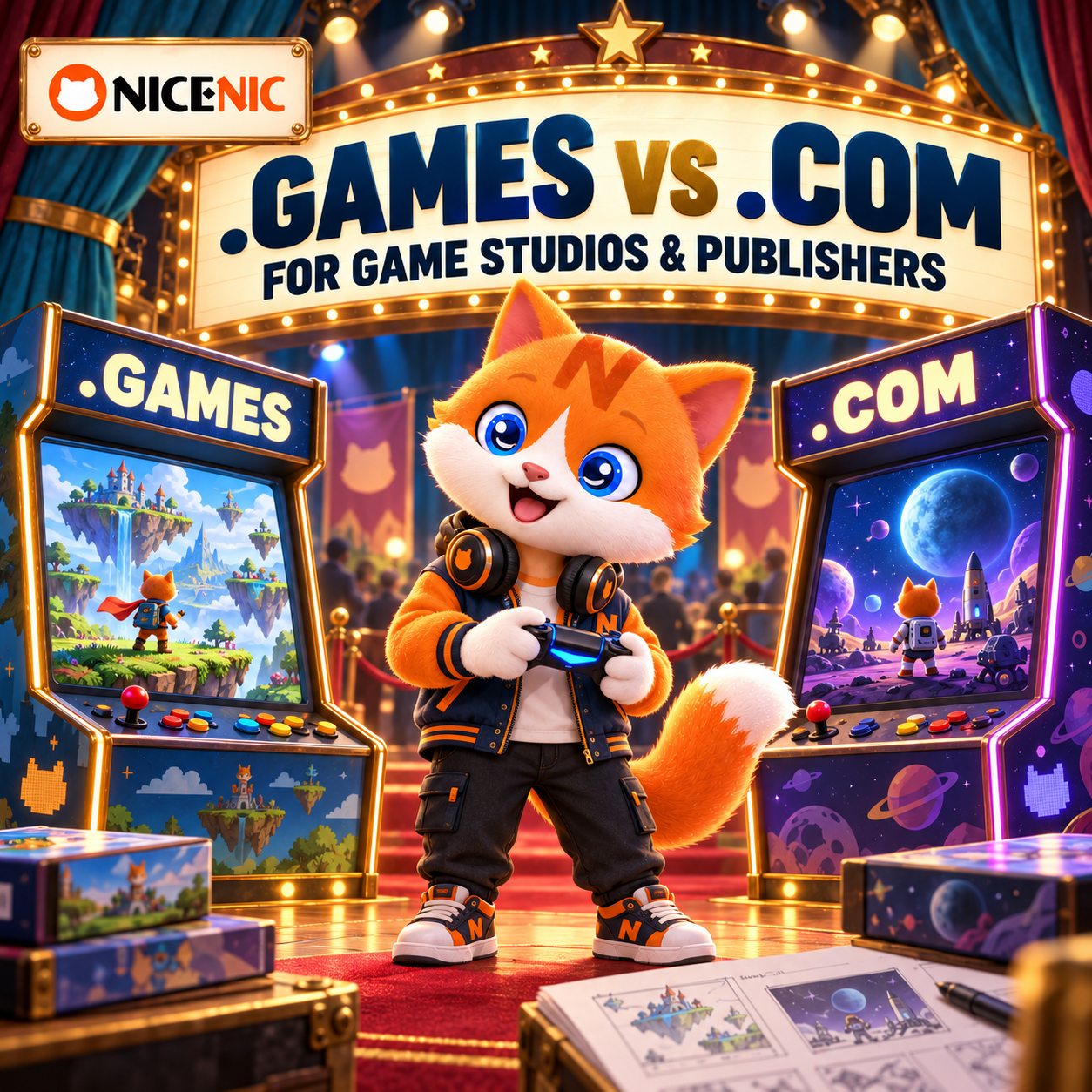 .GAMES vs .COM: Which Domain Is Better for Game Studios and Publishers? .GAMES vs .COM: Which Domain Is Better for Game Studios and Publishers?