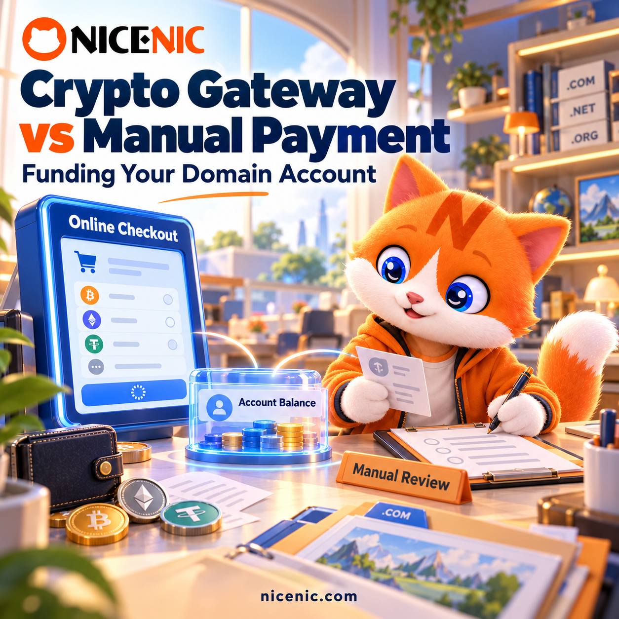 Crypto Payment Gateway vs Manual Crypto Payment for Domain Registration: What's the Difference? Crypto Payment Gateway vs Manual Crypto Payment for Domain Registration: What's the Difference?