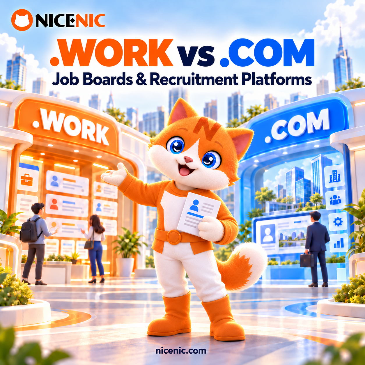 .WORK vs .COM: Which Domain Is Better for Job Boards and Recruitment Platforms?