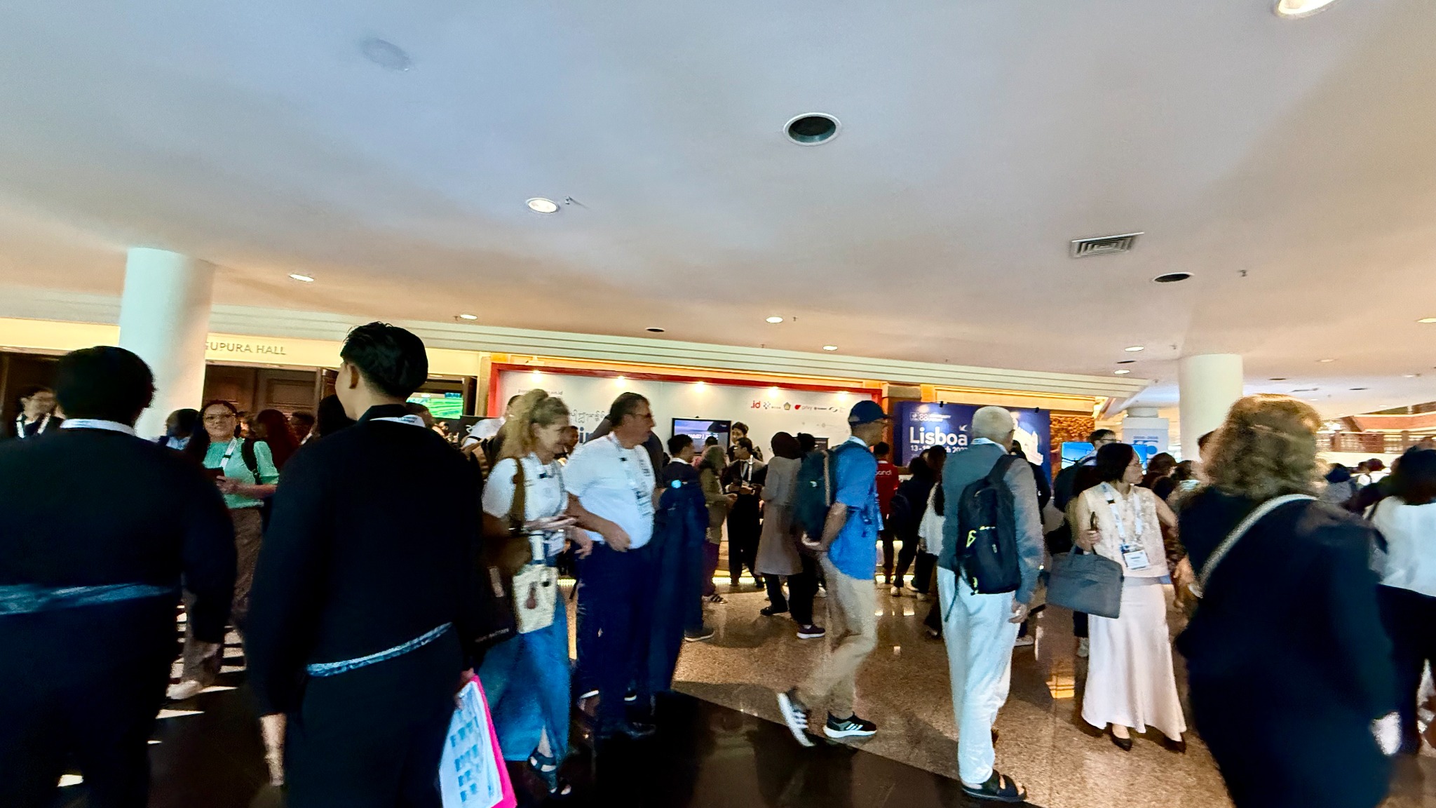 Inside the ICANN87 conference hall in Bali, Indonesia. Photo: NiceNIC.