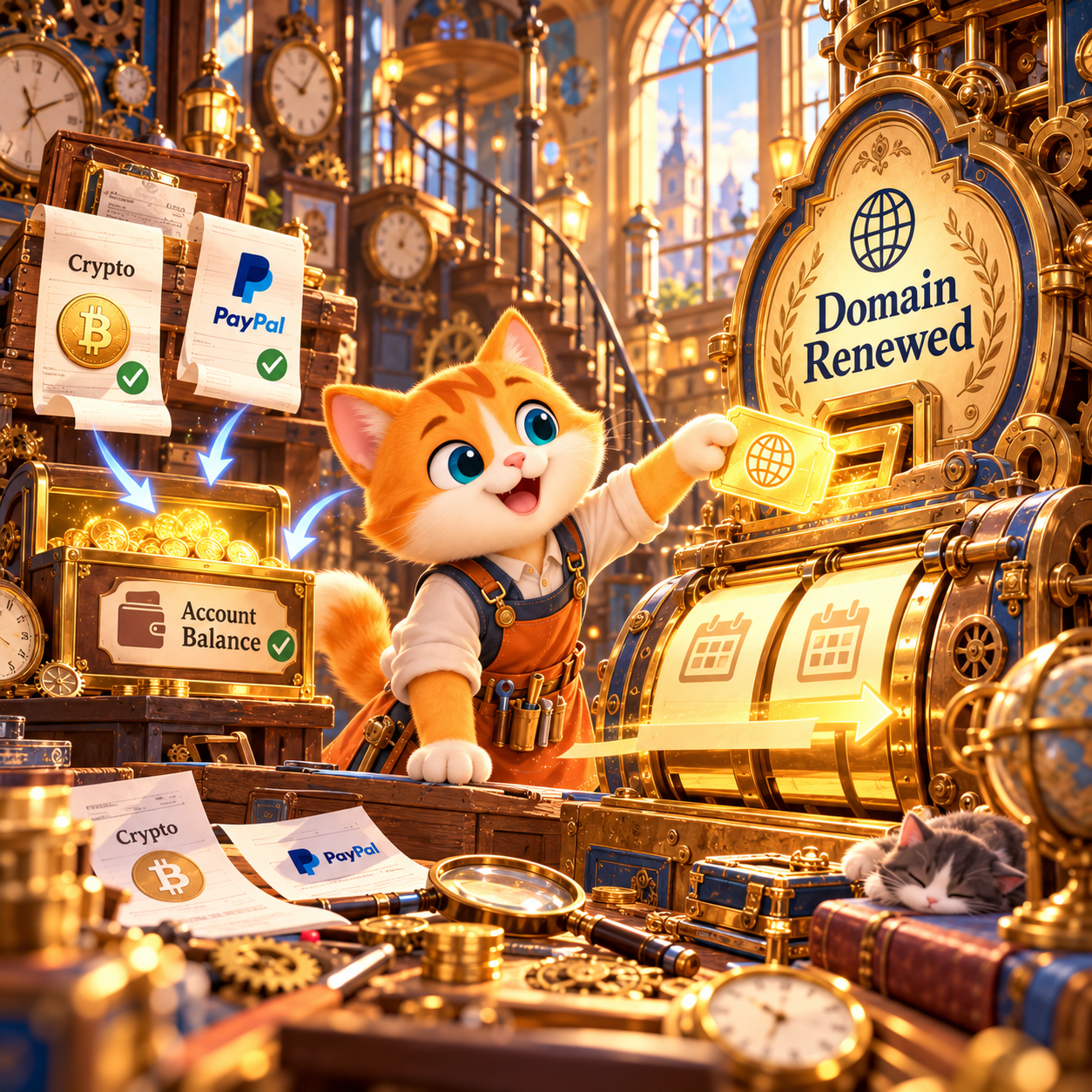 Can You Renew a Domain With PayPal or a Card After Buying With Crypto?